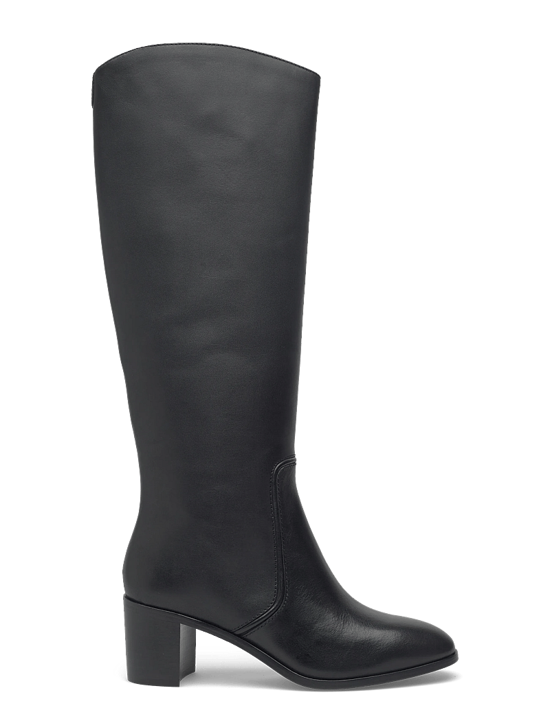 Lauren Ralph Lauren - Charly Burnished Leather Tall Boot - kozaki klasyczne - black - 1
