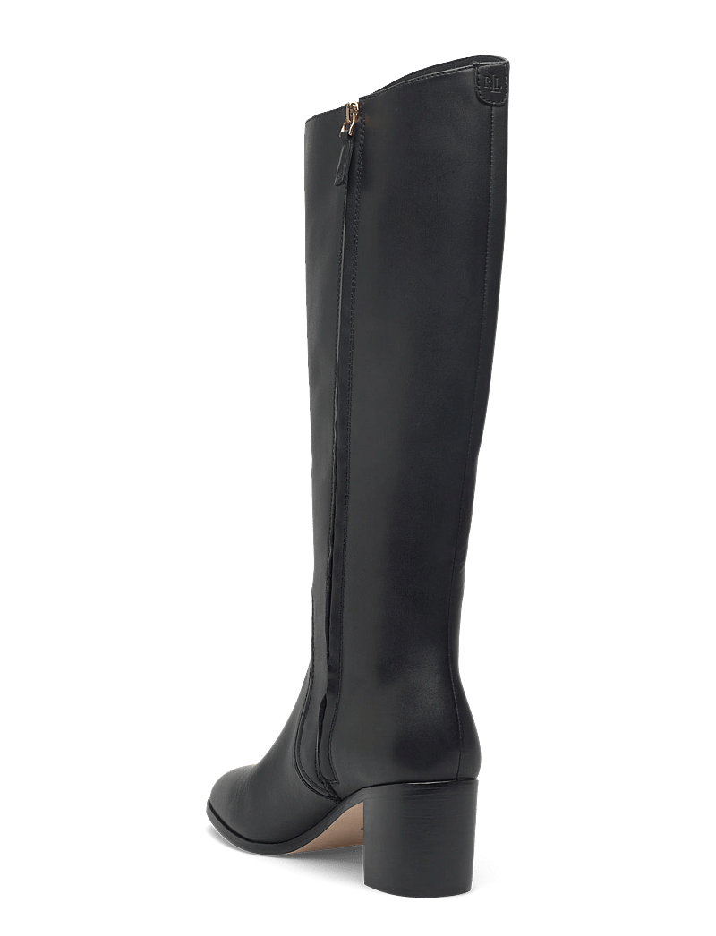 Lauren Ralph Lauren - Charly Burnished Leather Tall Boot - kozaki klasyczne - black - 2