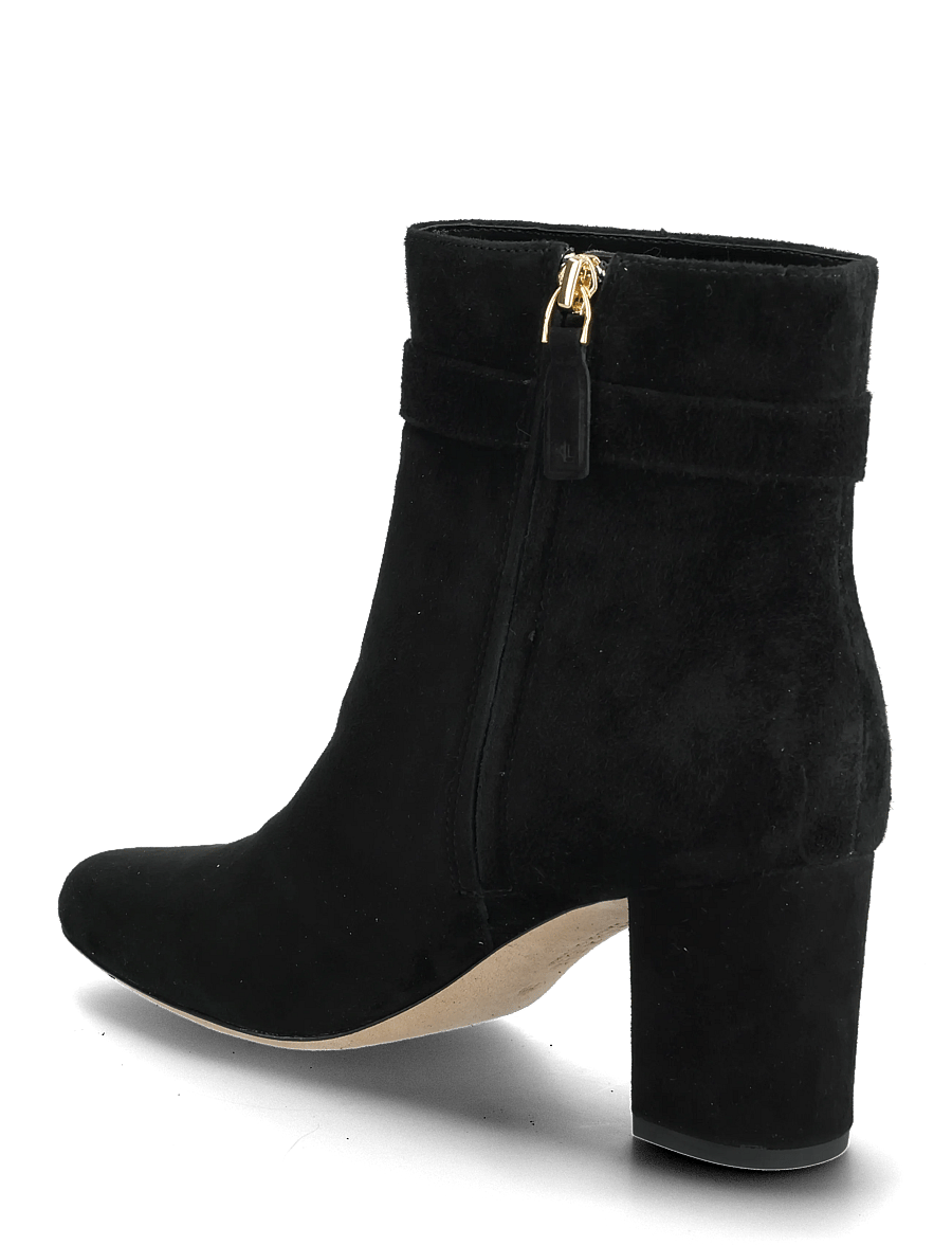Lauren Ralph Lauren - Kellie Suede Bootie Heel - bottines à talons - black - 2