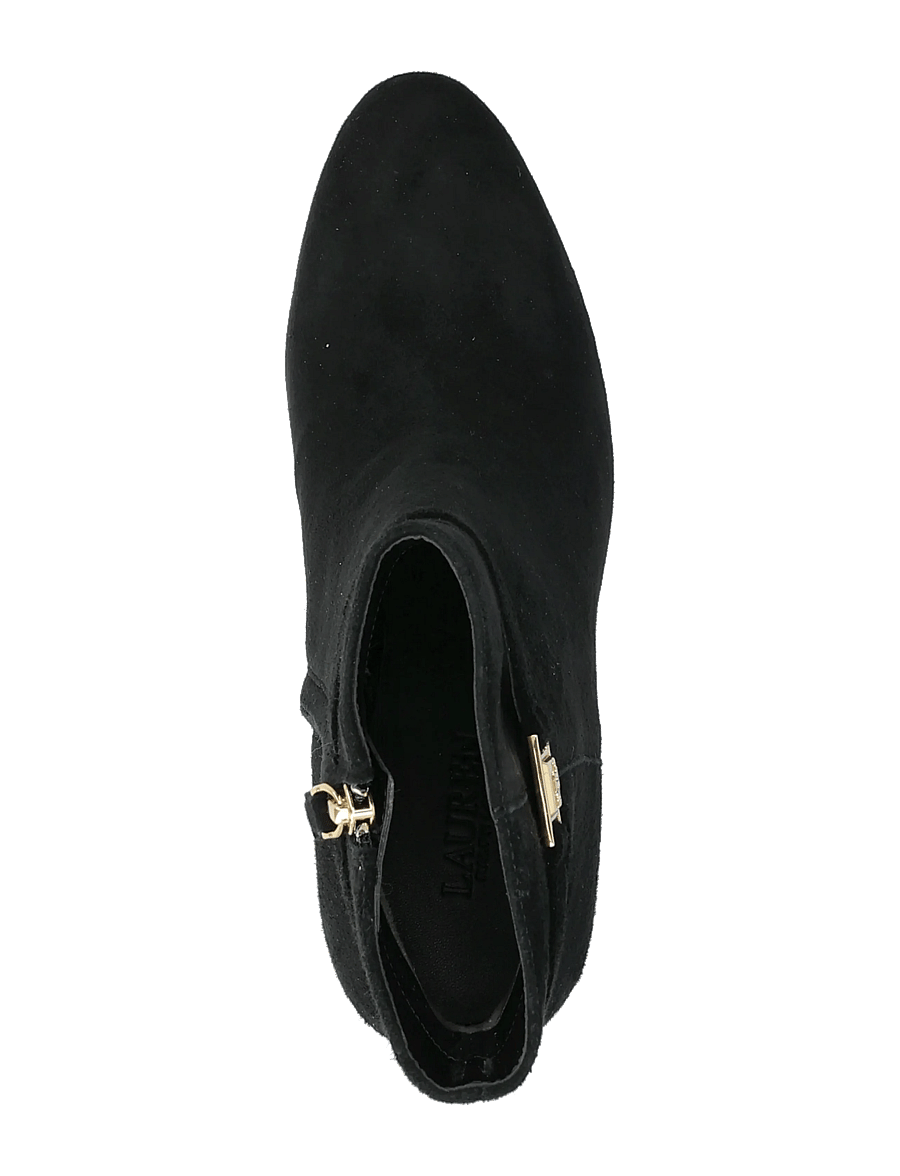 Lauren Ralph Lauren - Kellie Suede Bootie Heel - bottines à talons - black - 3