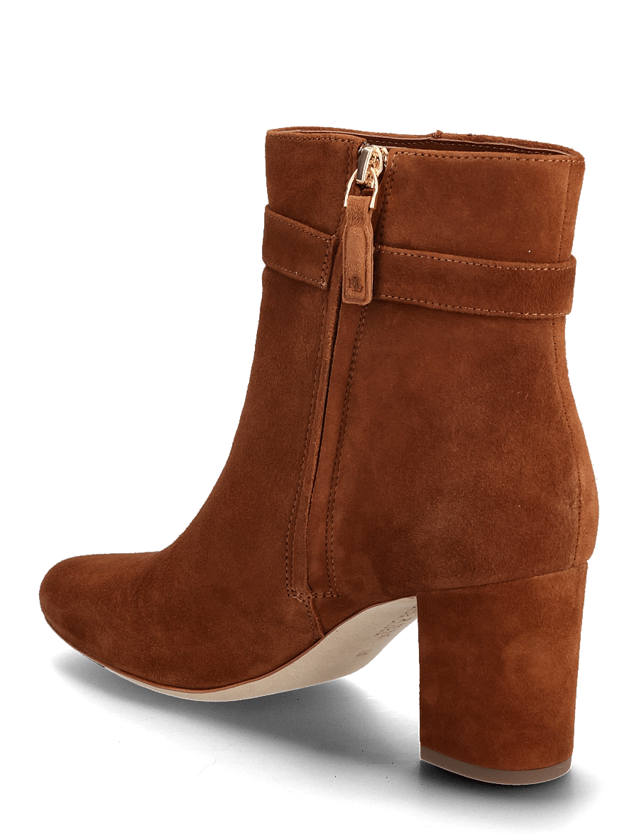 Lauren Ralph Lauren - Kellie Suede Bootie Heel - bottines à talons - lauren tan - 2
