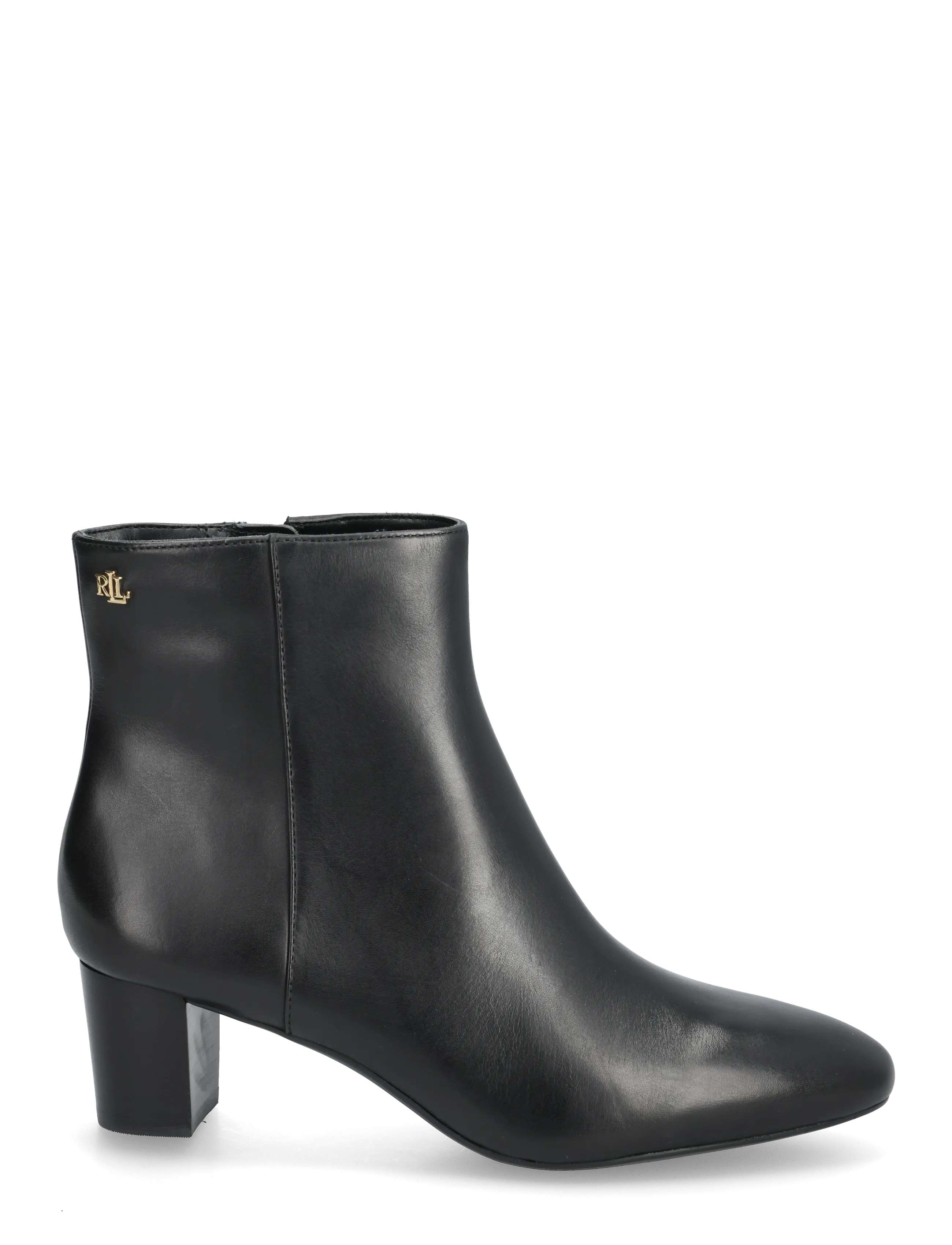 Lauren Ralph Lauren - Demi Burnished Leather Bootie - black - 1