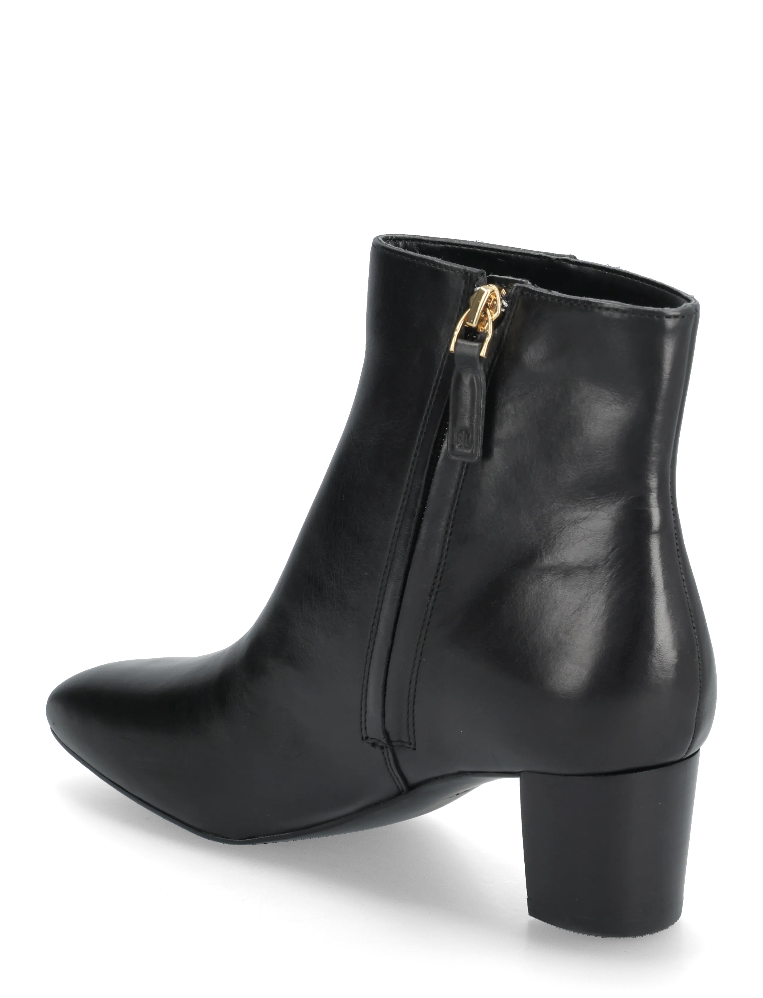 Lauren Ralph Lauren - Demi Burnished Leather Bootie - black - 2
