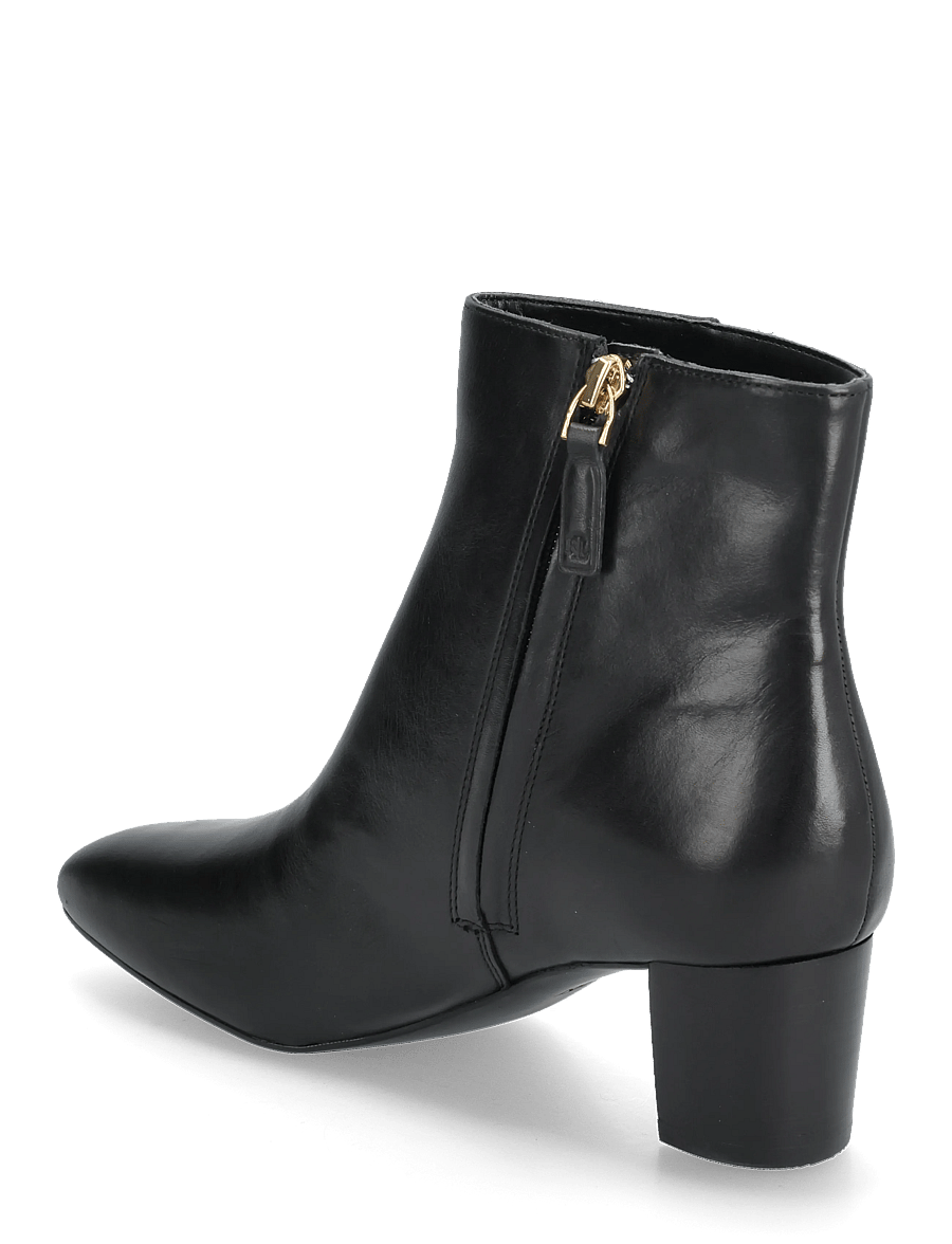 Lauren Ralph Lauren - Demi Burnished Leather Bootie - black - 2