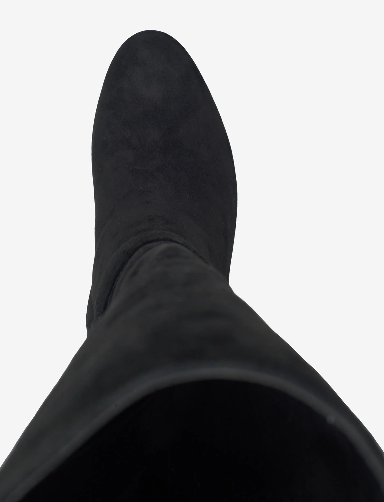 Lauren Ralph Lauren - Kellie Suede Tall Boot Heel - höga stövlar - black - 3