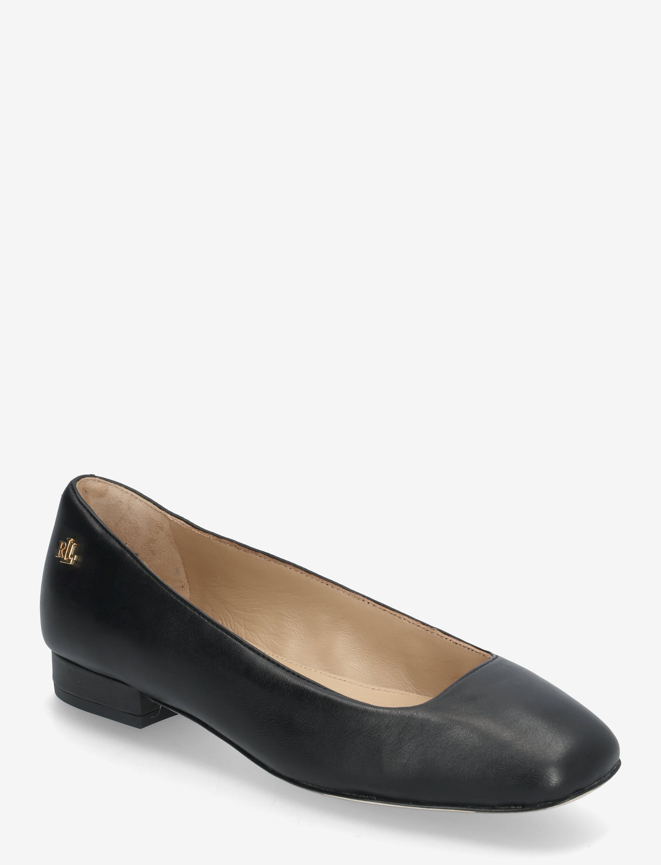 Lauren Ralph Lauren - Emellie Nappa Leather Ballet Flat - konfirmation - black - 0