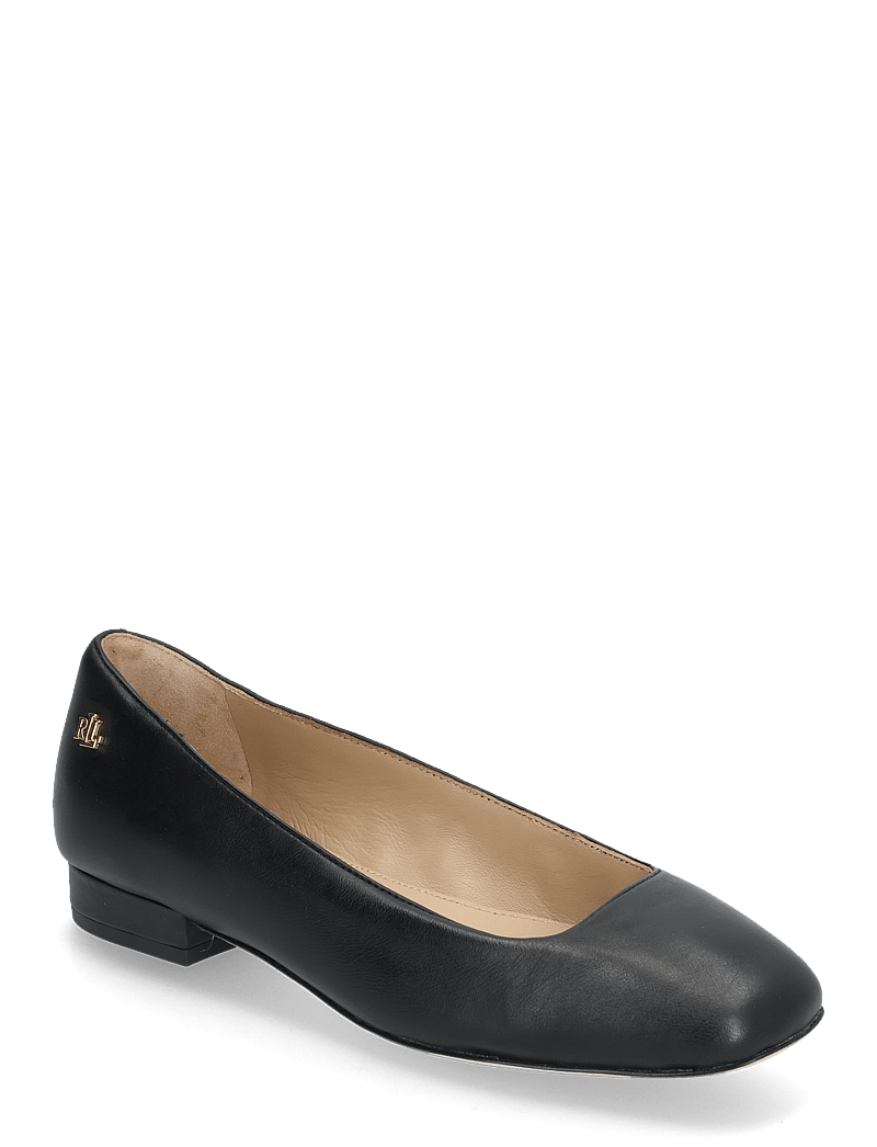Lauren Ralph Lauren - Emellie Nappa Leather Ballet Flat - konfirmation - black - 0
