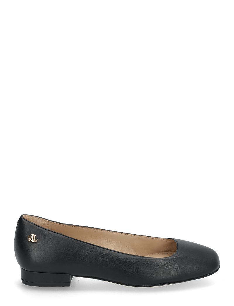 Lauren Ralph Lauren - Emellie Nappa Leather Ballet Flat - konfirmation - black - 1