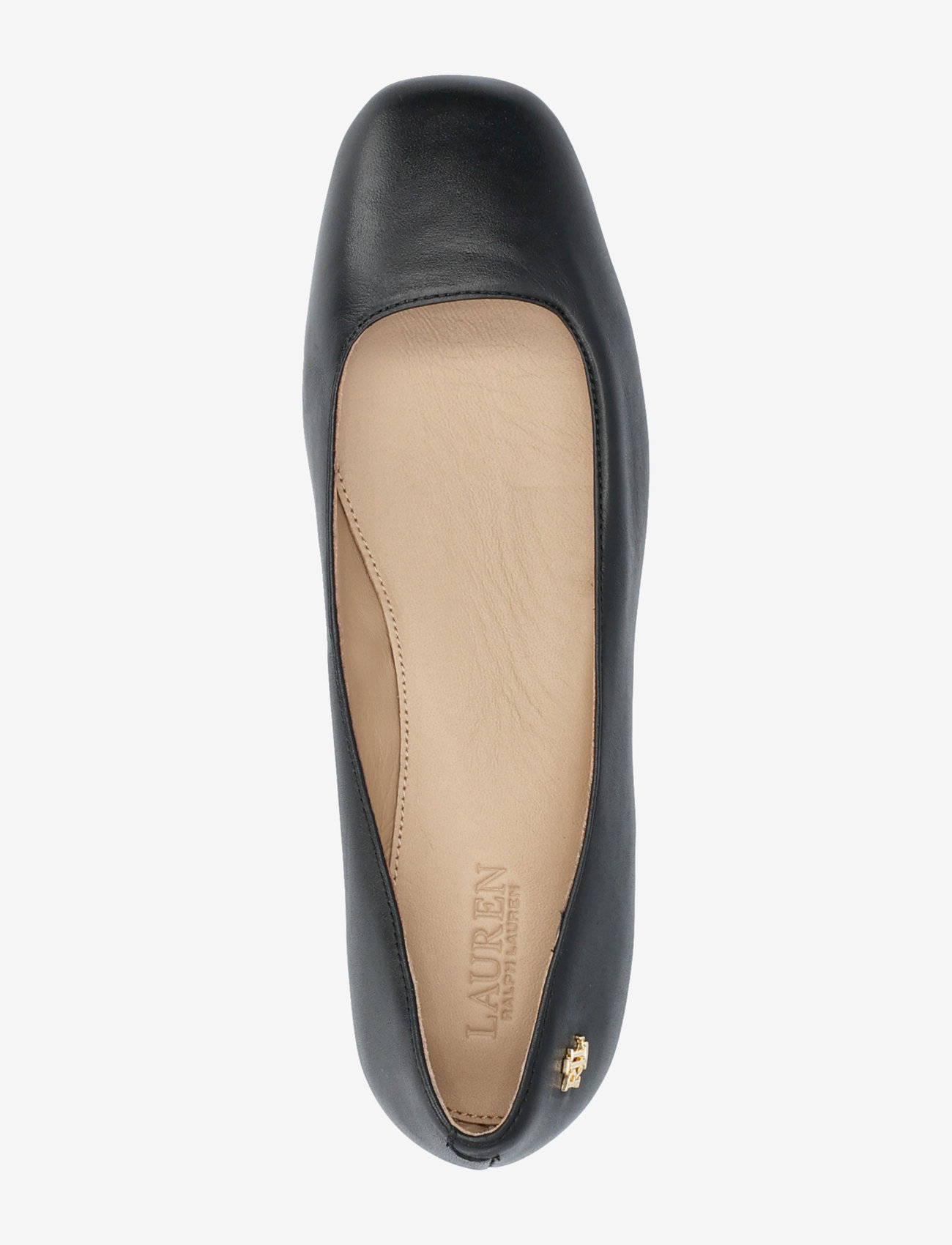 Lauren Ralph Lauren - Emellie Nappa Leather Ballet Flat - konfirmation - black - 3