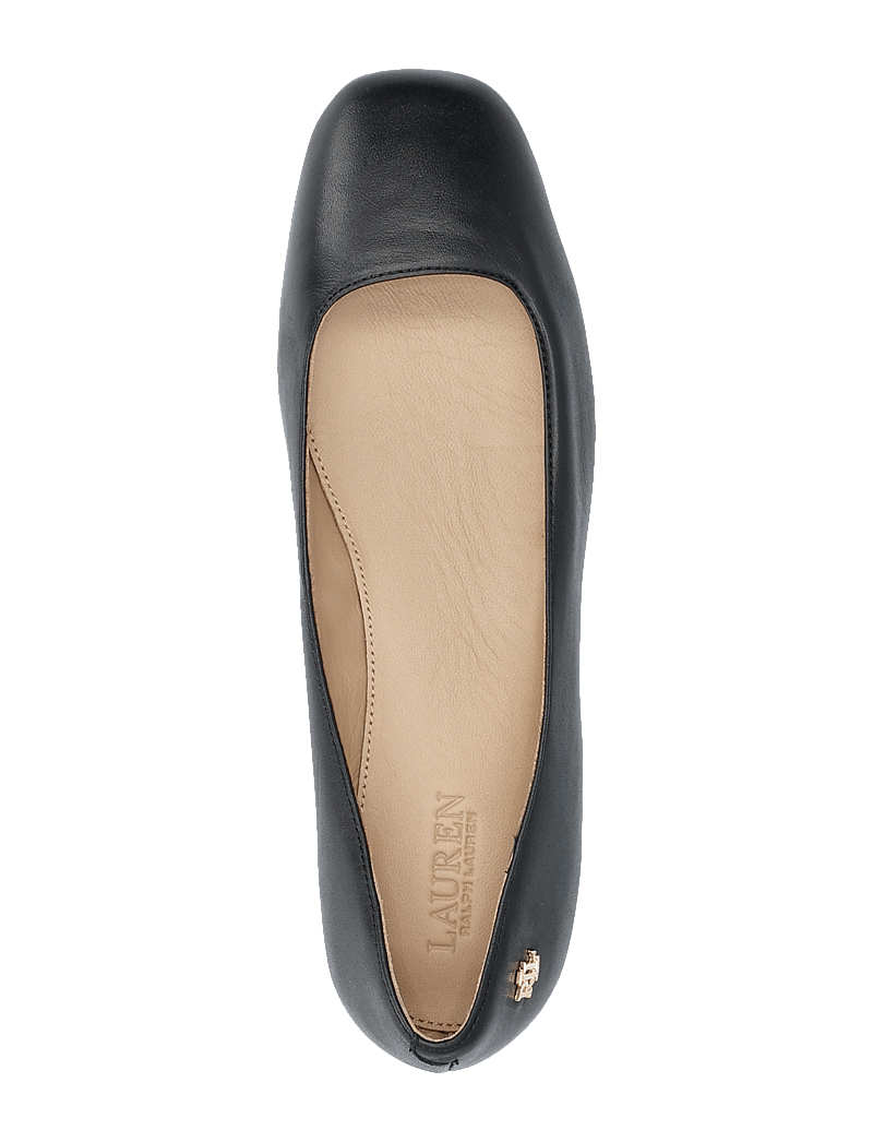 Lauren Ralph Lauren - Emellie Nappa Leather Ballet Flat - konfirmation - black - 3