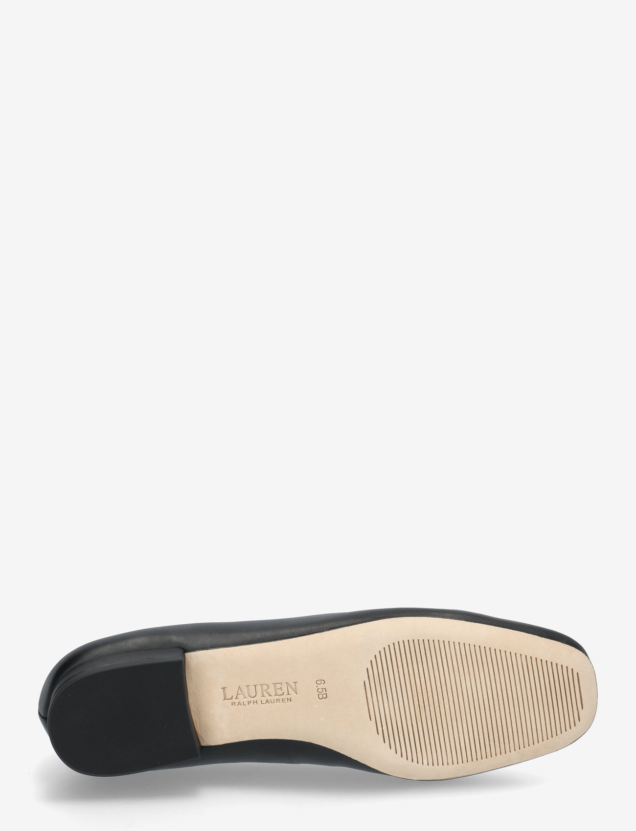 Lauren Ralph Lauren - Emellie Nappa Leather Ballet Flat - konfirmation - black - 4