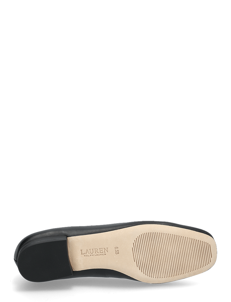 Lauren Ralph Lauren - Emellie Nappa Leather Ballet Flat - konfirmation - black - 4