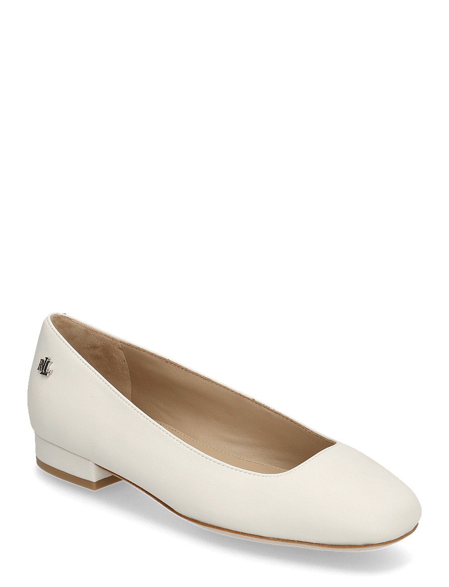 Lauren Ralph Lauren - Emellie Nappa Leather Ballet Flat - confirmation - soft white - 0