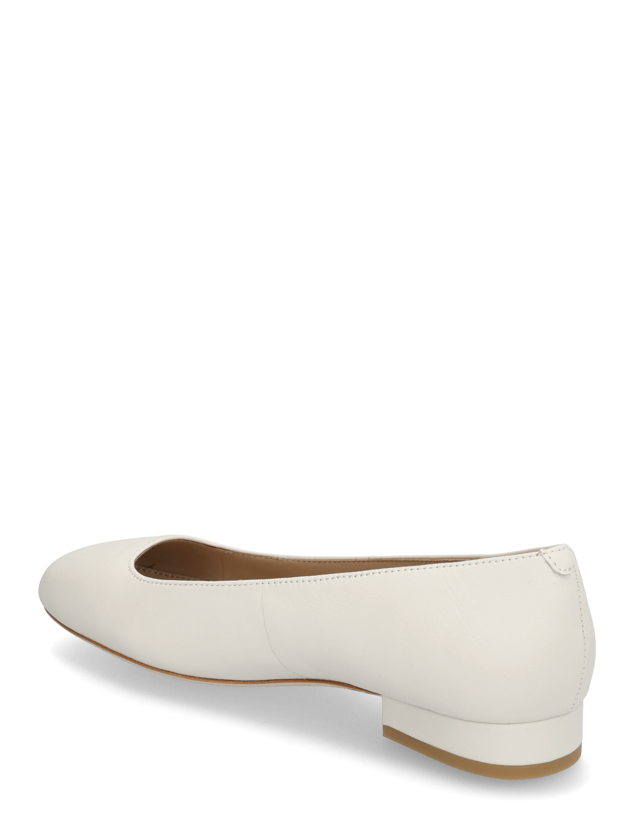 Lauren Ralph Lauren - Emellie Nappa Leather Ballet Flat - konfirmationstøj - soft white - 2