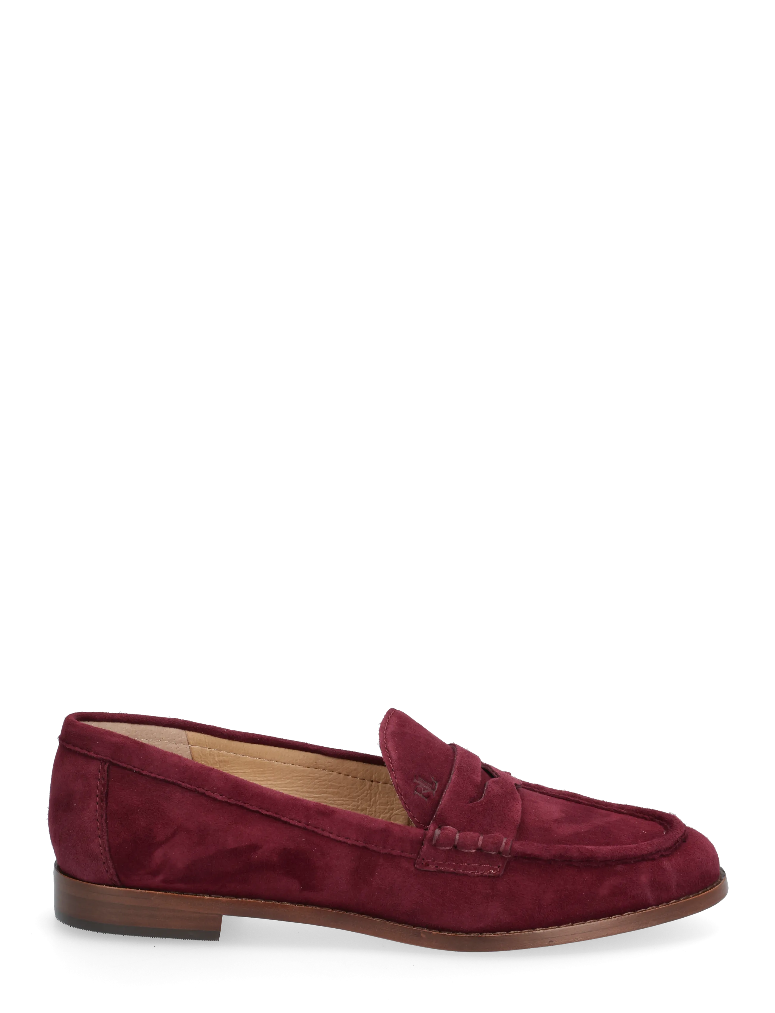 Lauren Ralph Lauren - Wynnie Suede Loafer - mados tendencijos - dark garnet - 1