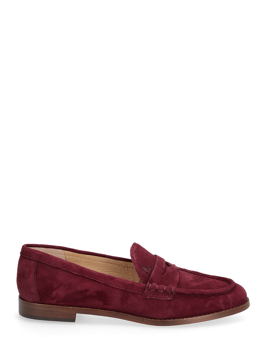 Lauren Ralph Lauren - Wynnie Suede Loafer - moetrendid - dark garnet - 1