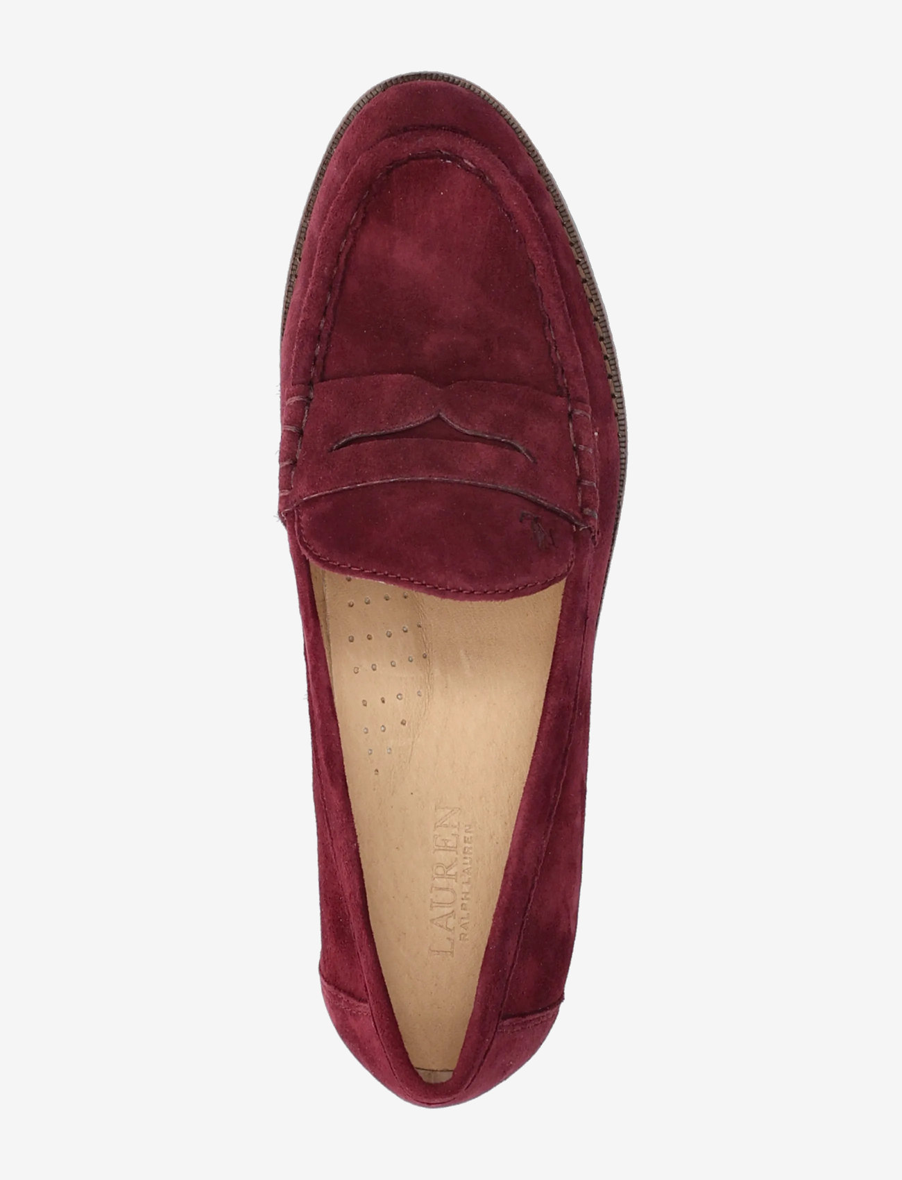 Lauren Ralph Lauren - Wynnie Suede Loafer - særlige begivenheder - dark garnet - 3