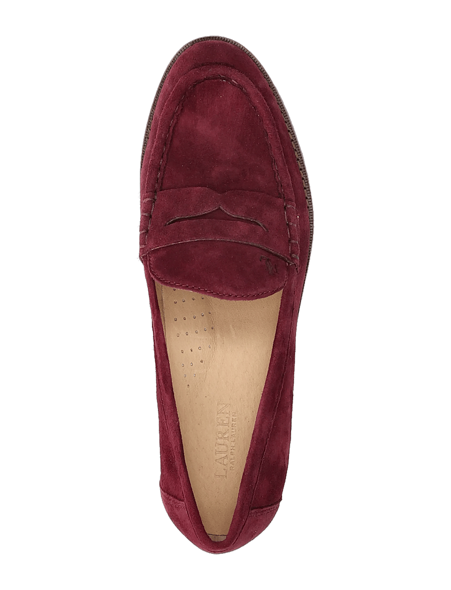 Lauren Ralph Lauren - Wynnie Suede Loafer - moetrendid - dark garnet - 3