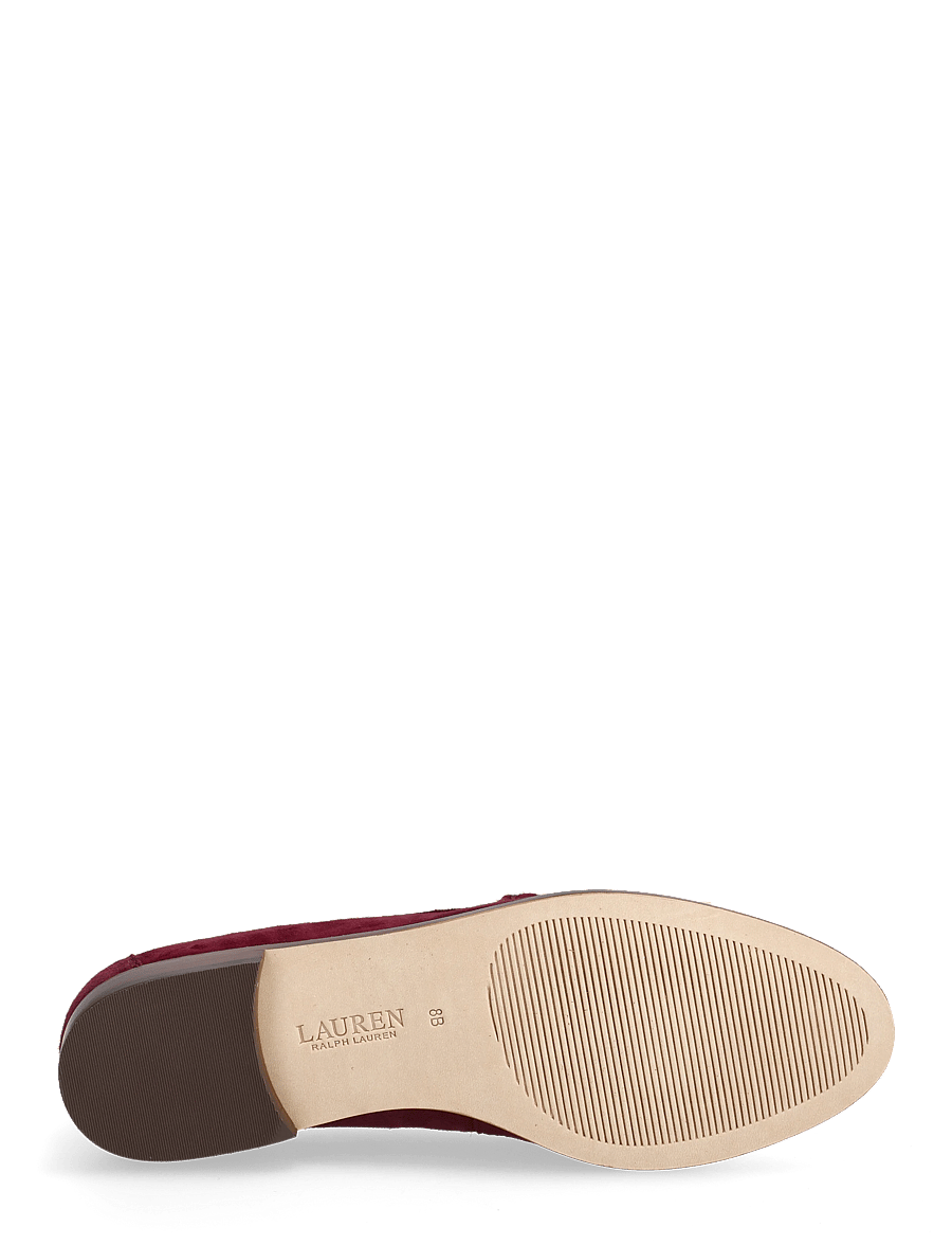 Lauren Ralph Lauren - Wynnie Suede Loafer - moetrendid - dark garnet - 4