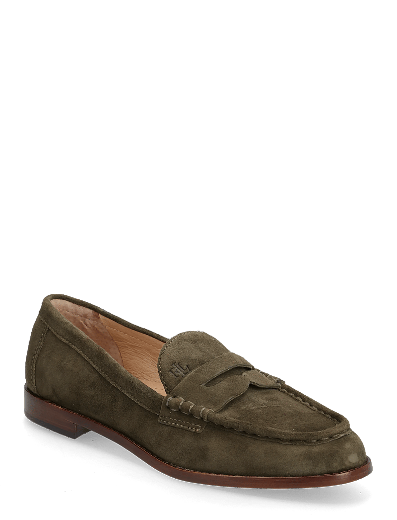 Lauren Ralph Lauren - Wynnie Suede Loafer - besondere anlässe - dark olive - 0