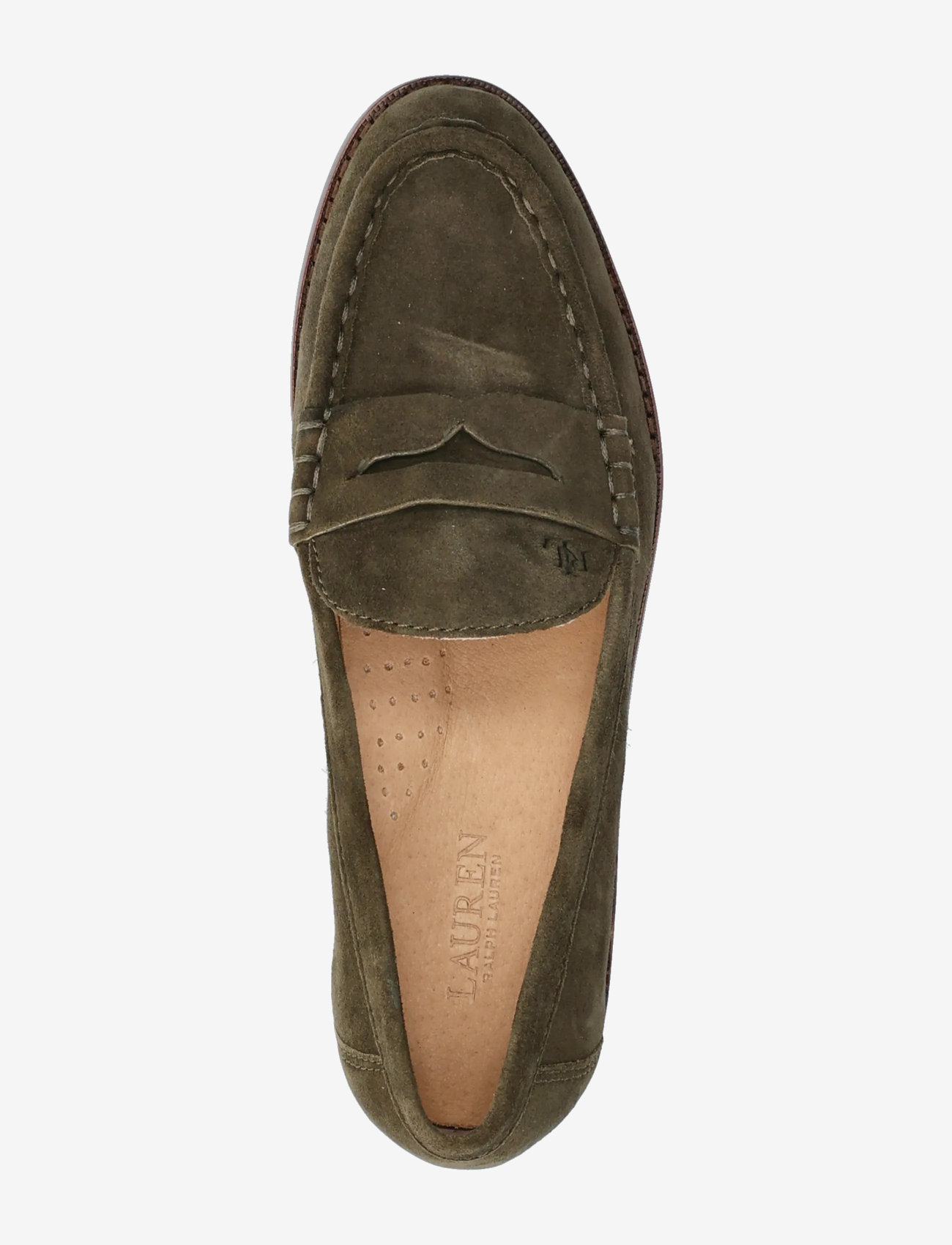 Lauren Ralph Lauren - Wynnie Suede Loafer - erilised sündmused - dark olive - 3