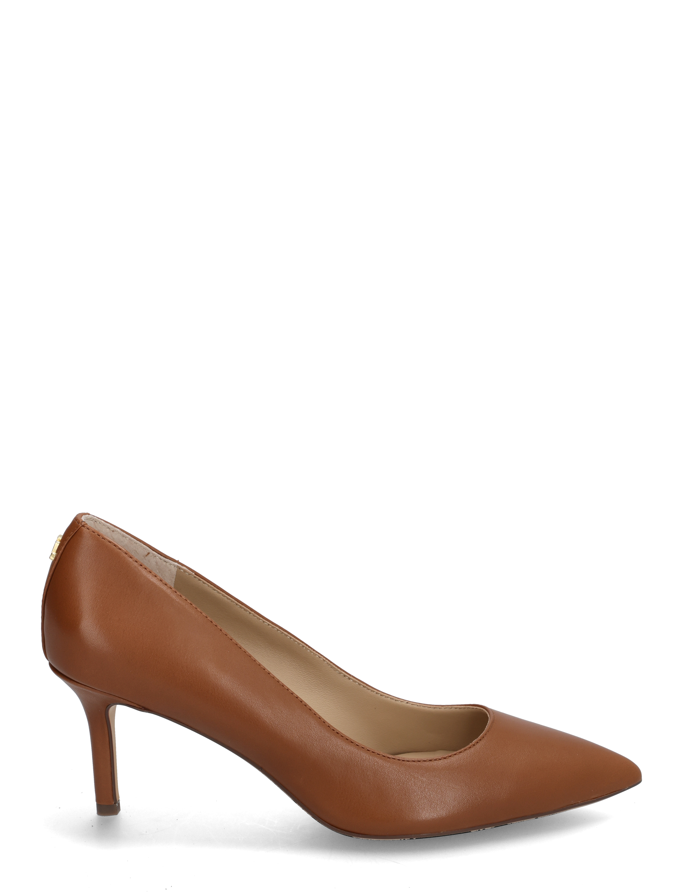 Lauren Ralph Lauren - Lanette Leather Pump - pumps - deep saddle tan - 1