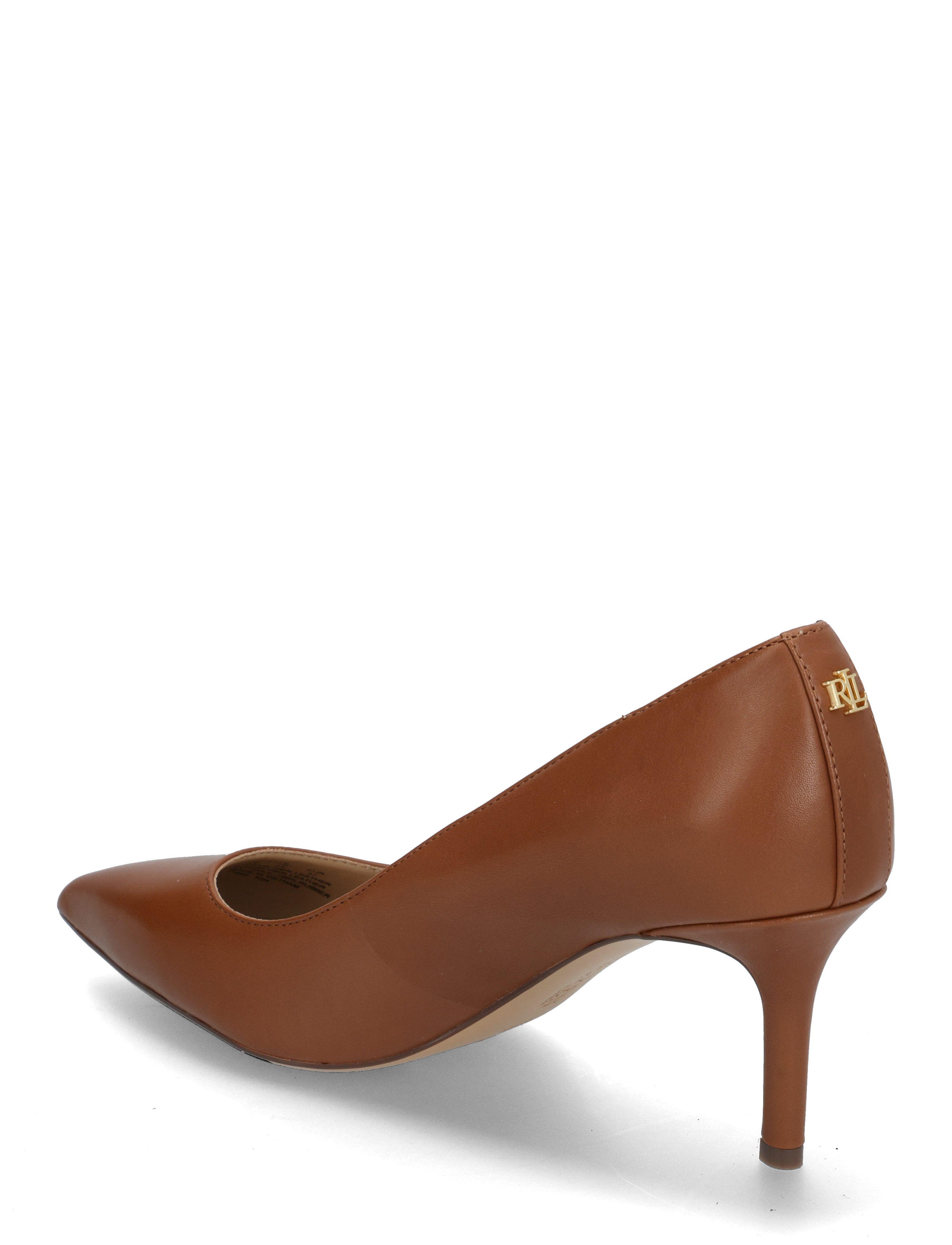 Lauren Ralph Lauren - Lanette Leather Pump - pumps - deep saddle tan - 2