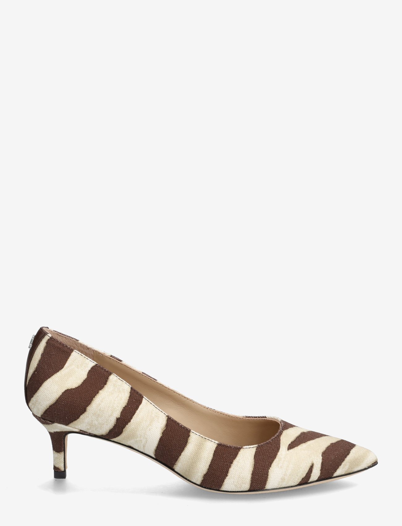 Lauren Ralph Lauren - Adrienne Zebra-Print Canvas Pump - zebra/dark hickor - 1