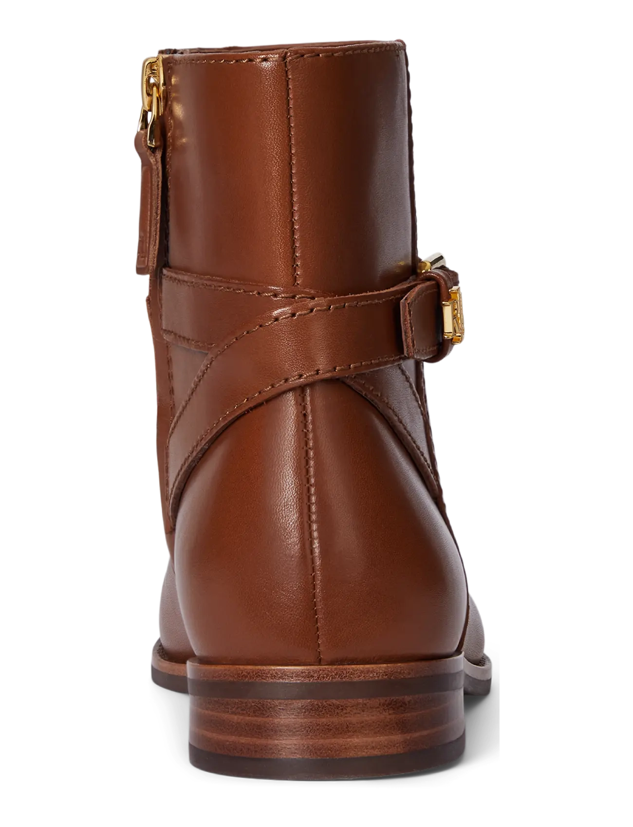 Lauren Ralph Lauren - Brooke II Calfskin Bootie - flache stiefeletten - lauren tan - 1