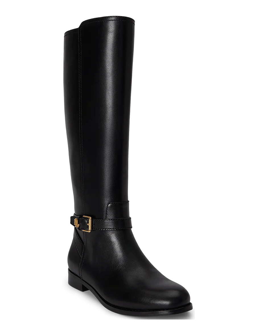 Lauren Ralph Lauren - SMOOTH CALF-BROOKE TLL 2-BO-TAL - kniehohe stiefel - black - 2