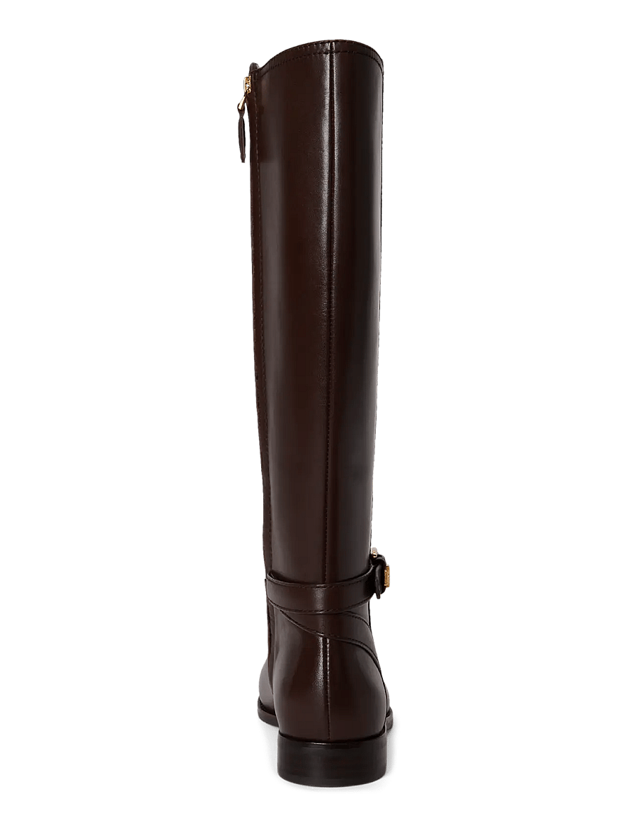 Lauren Ralph Lauren - SMOOTH CALF-BROOKE TLL 2-BO-TAL - kniehohe stiefel - chestnut brown - 1