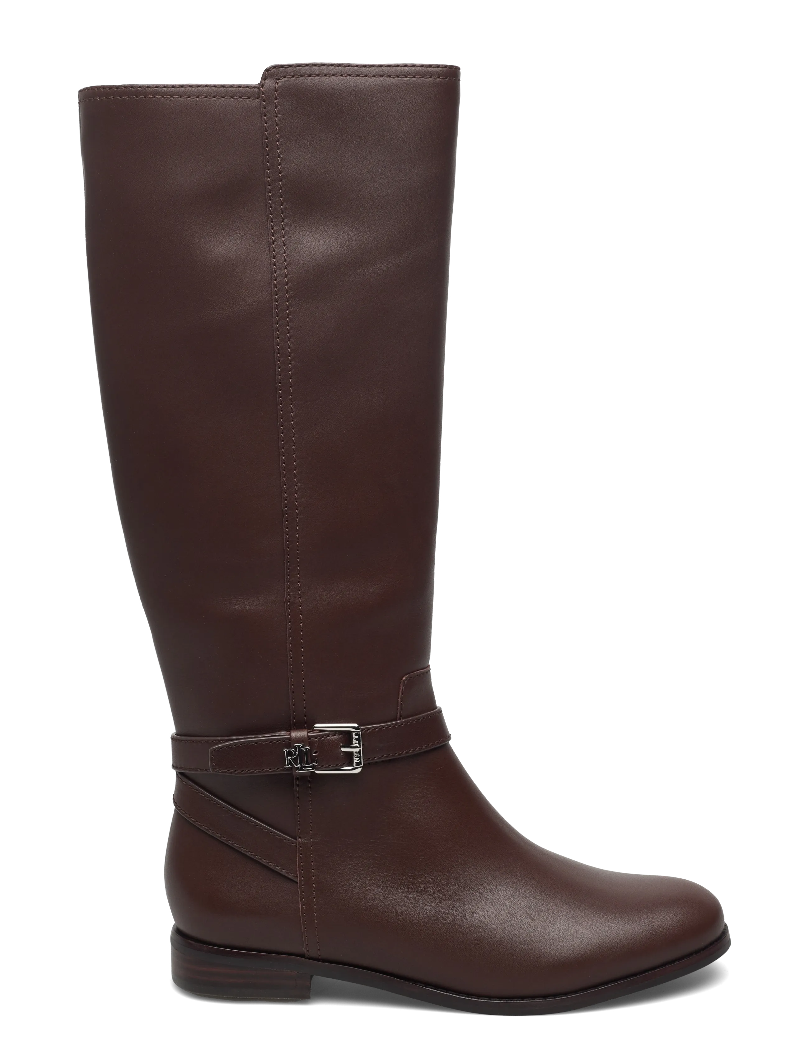 Lauren Ralph Lauren - Brooke II Calfskin Tall Boot - bottes hautes au genou - dark hickory - 1