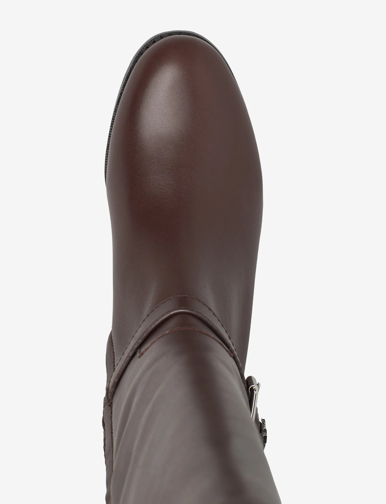 Lauren Ralph Lauren - Brooke II Calfskin Tall Boot - kniehohe stiefel - dark hickory - 3