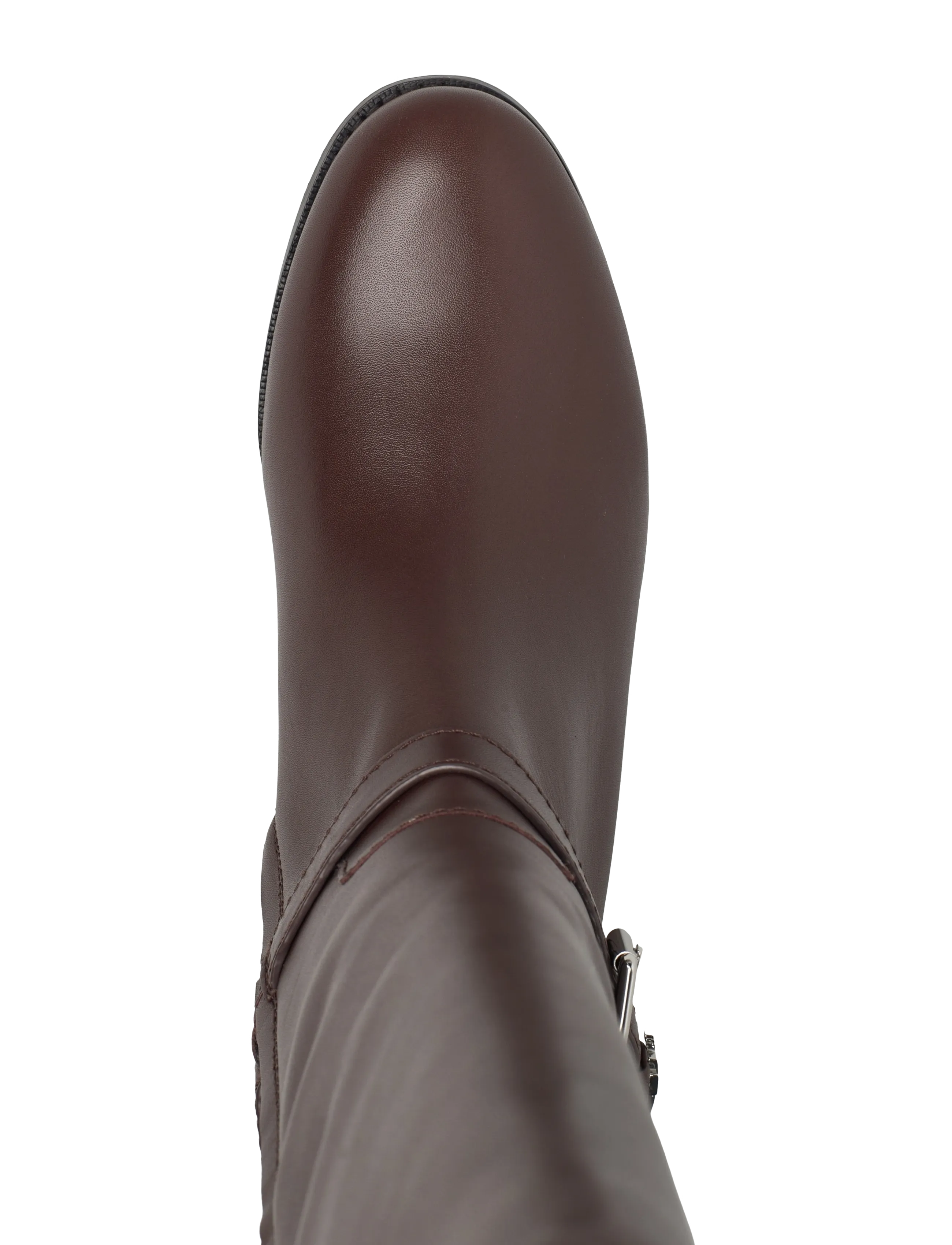 Lauren Ralph Lauren - Brooke II Calfskin Tall Boot - bottes hautes au genou - dark hickory - 3