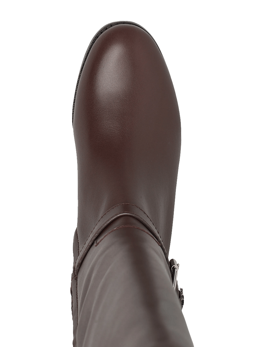 Lauren Ralph Lauren - Brooke II Calfskin Tall Boot - bottes hautes au genou - dark hickory - 3