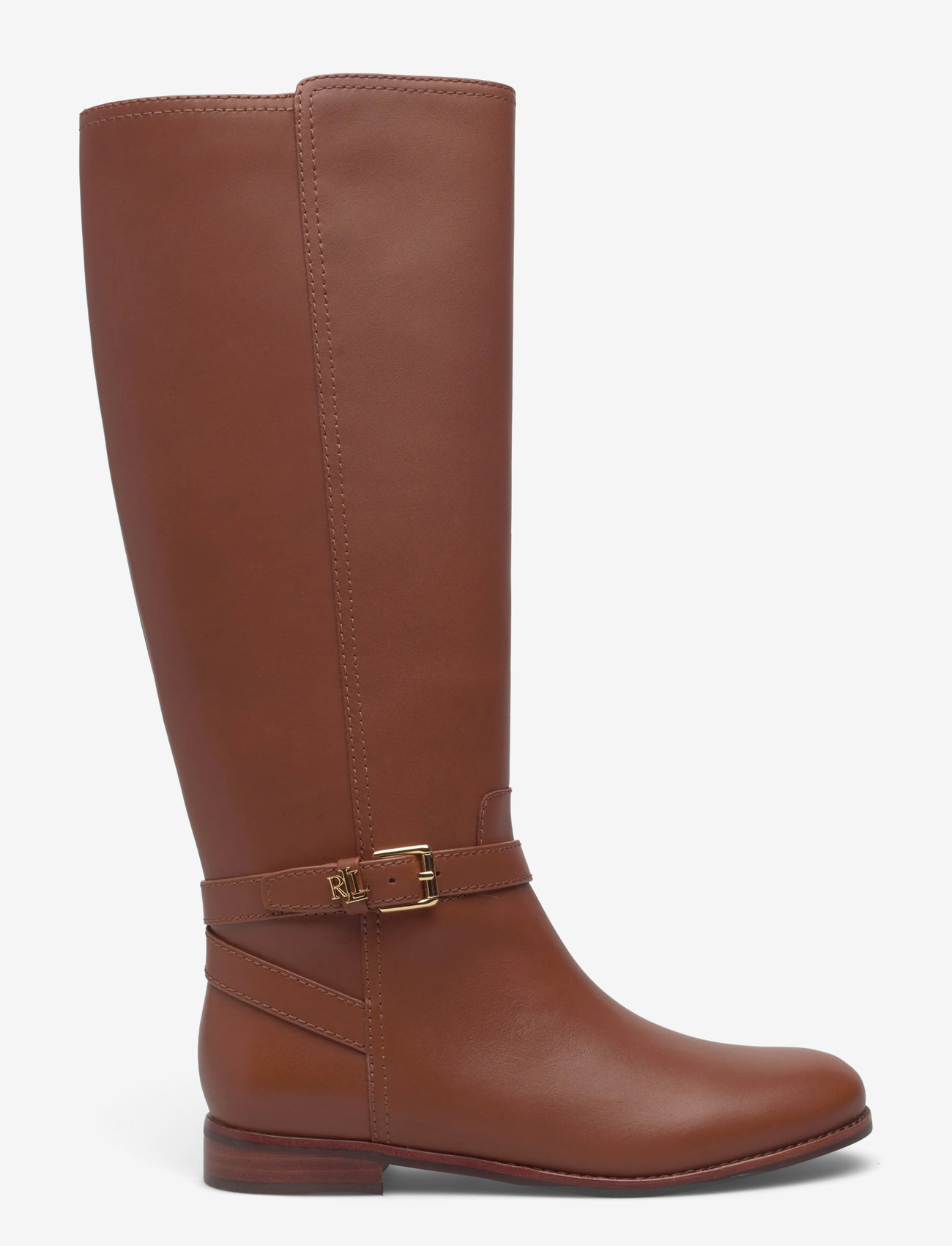 Lauren Ralph Lauren - Brooke II Calfskin Tall Boot - kniehohe stiefel - lauren tan - 1