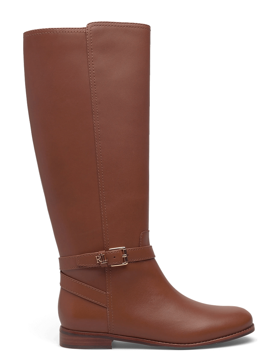 Lauren Ralph Lauren - Brooke II Calfskin Tall Boot - aulinukai - lauren tan - 1