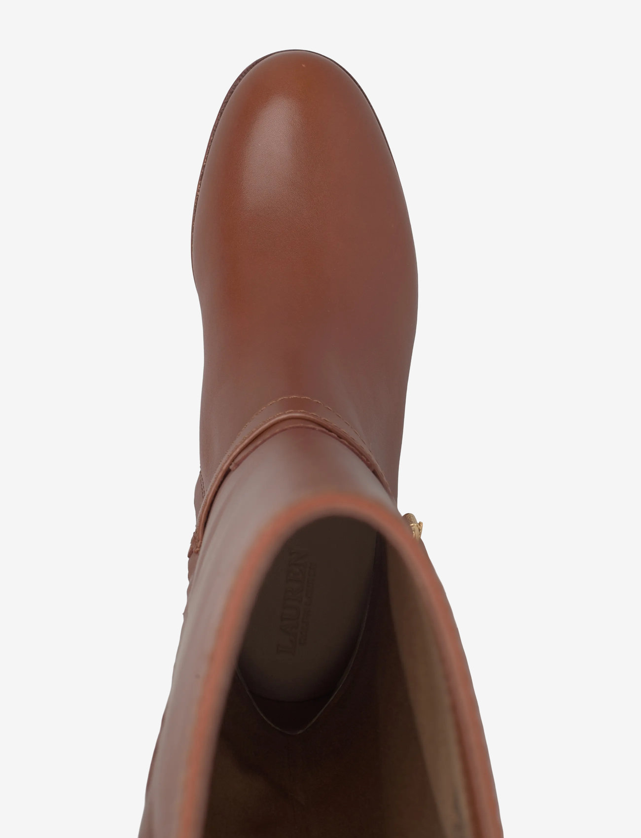 Lauren Ralph Lauren - Brooke II Calfskin Tall Boot - kniehohe stiefel - lauren tan - 3