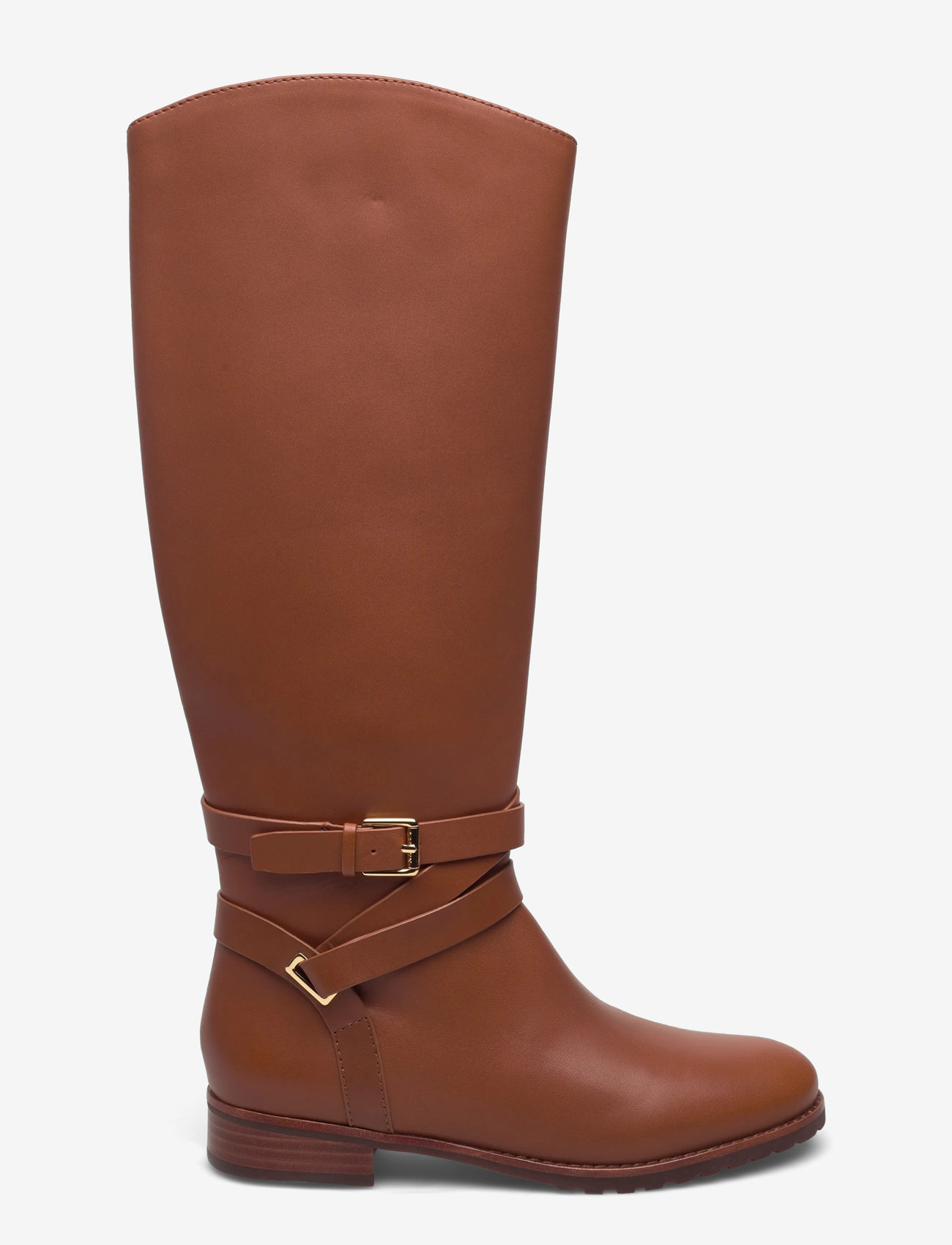 Lauren Ralph Lauren - Collins Calfskin Tall Boot - höga stövlar - lauren tan - 1