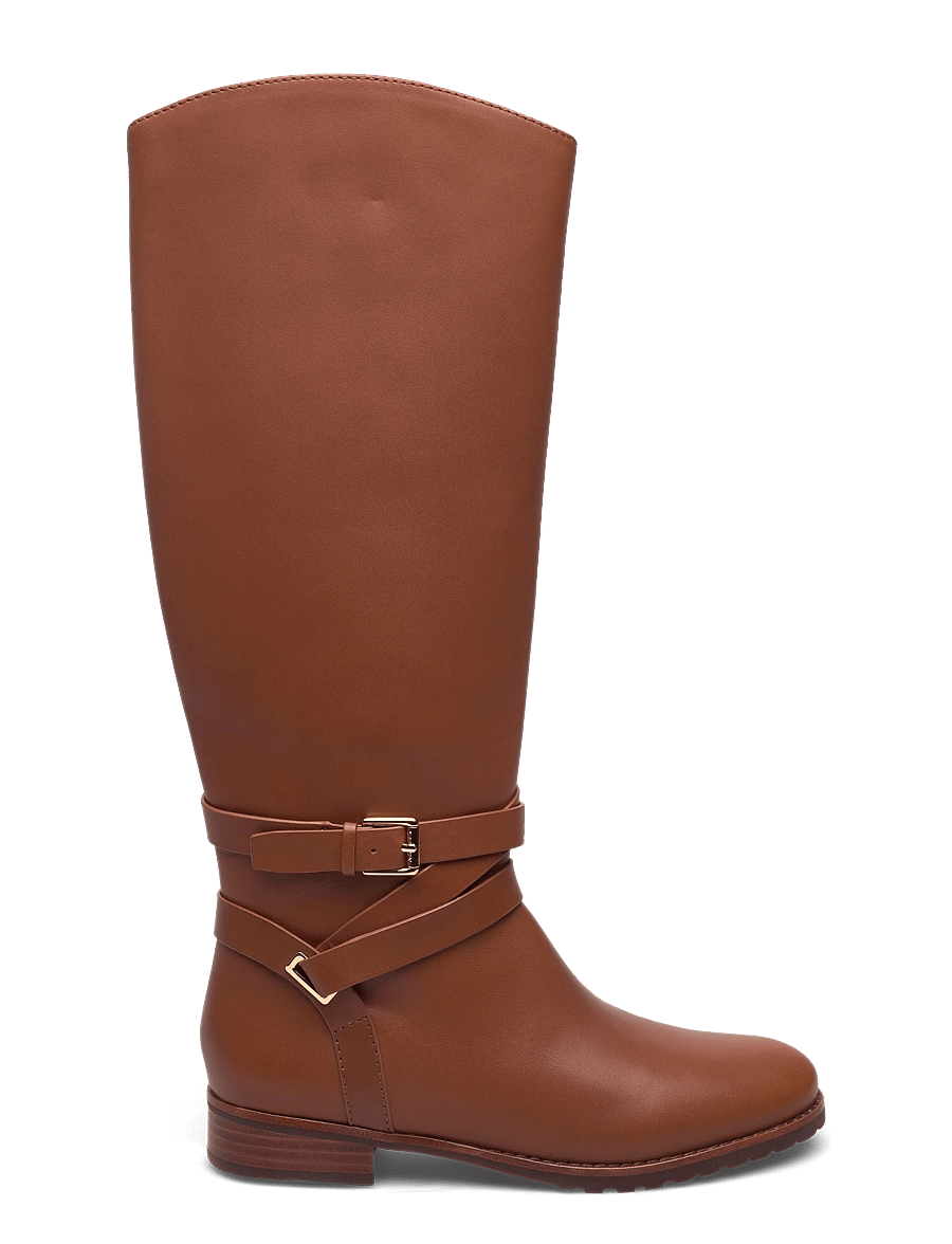 Lauren Ralph Lauren - Collins Calfskin Tall Boot - põlveni saapad - lauren tan - 1