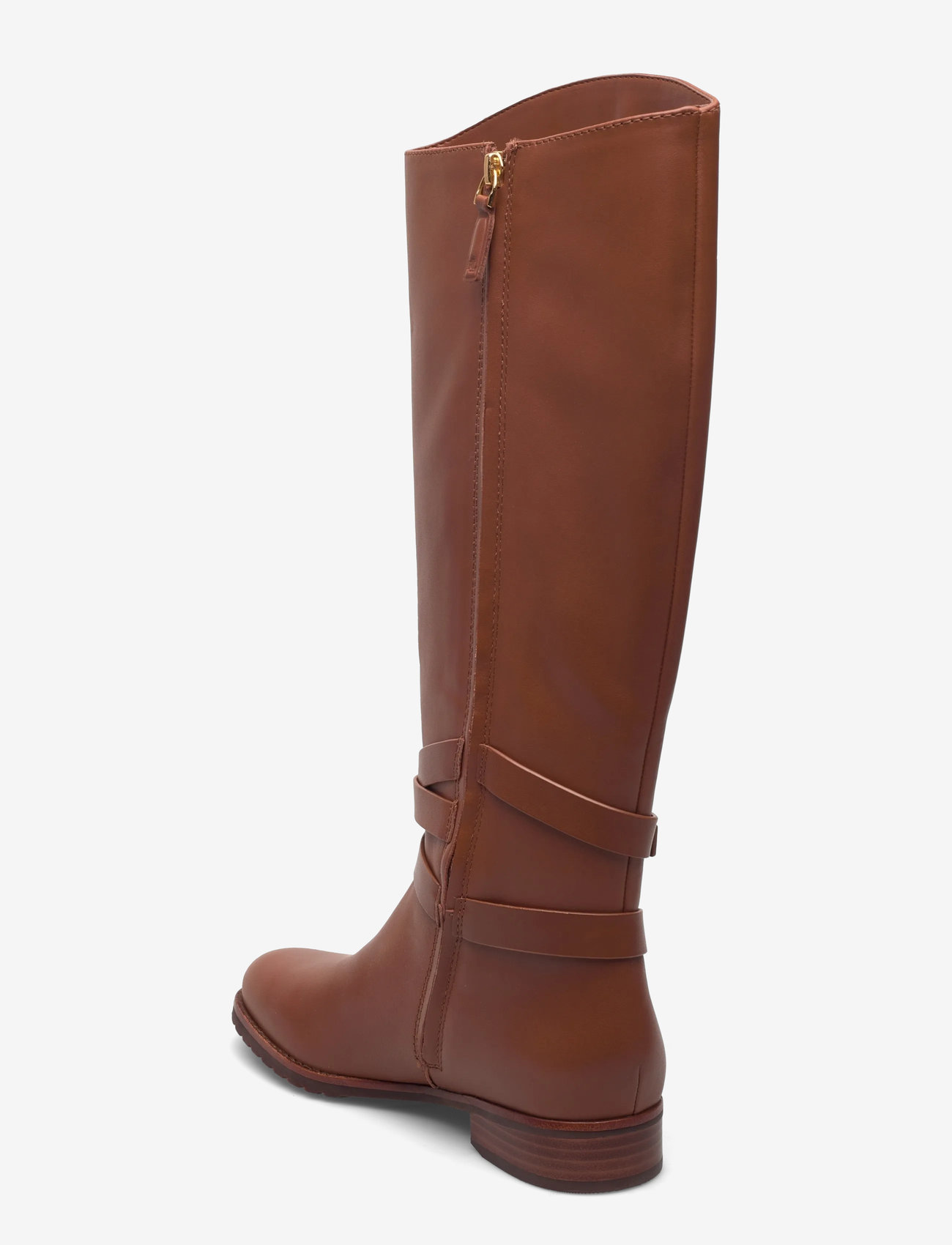 Lauren Ralph Lauren - Collins Calfskin Tall Boot - höga stövlar - lauren tan - 2