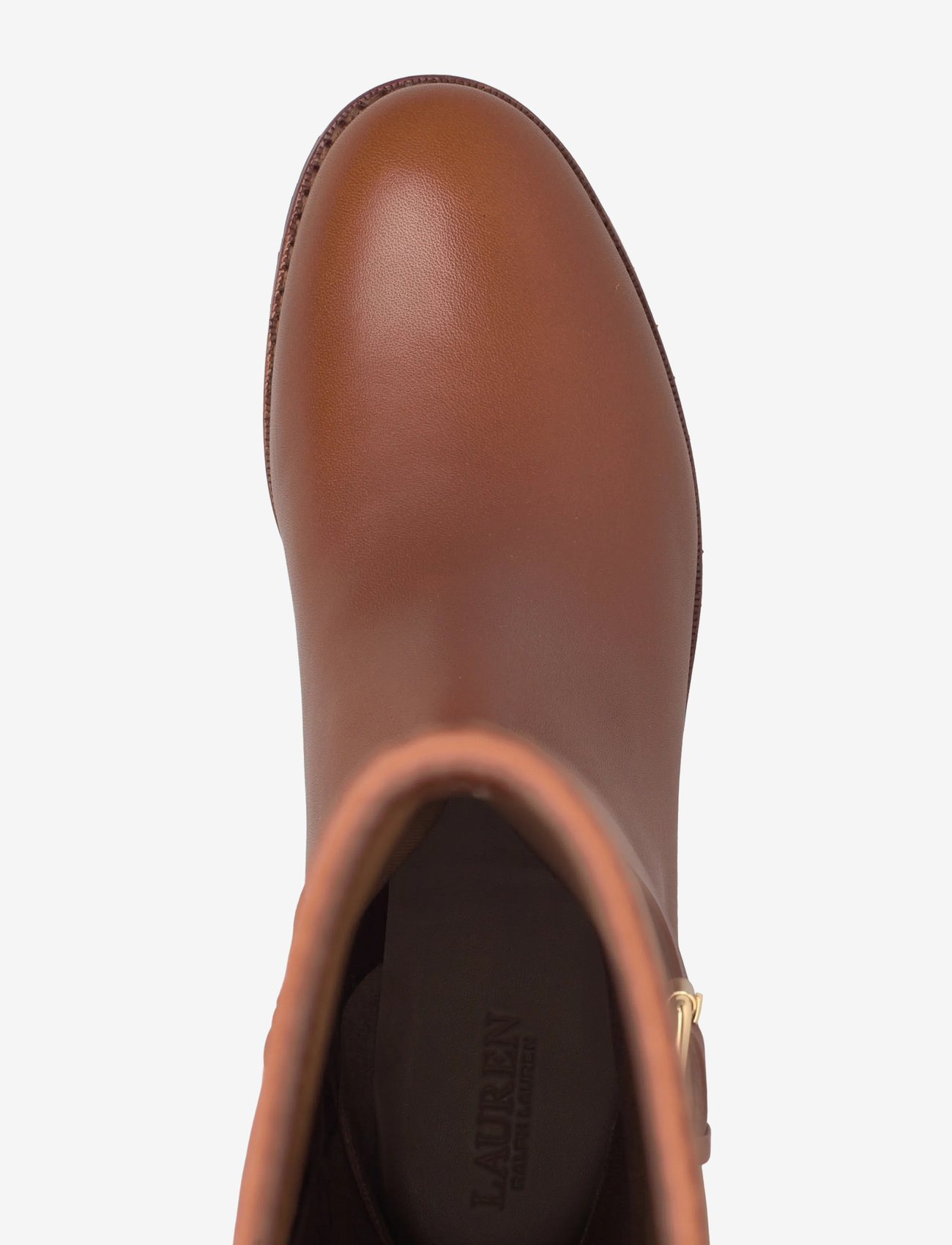 Lauren Ralph Lauren - Collins Calfskin Tall Boot - höga stövlar - lauren tan - 3