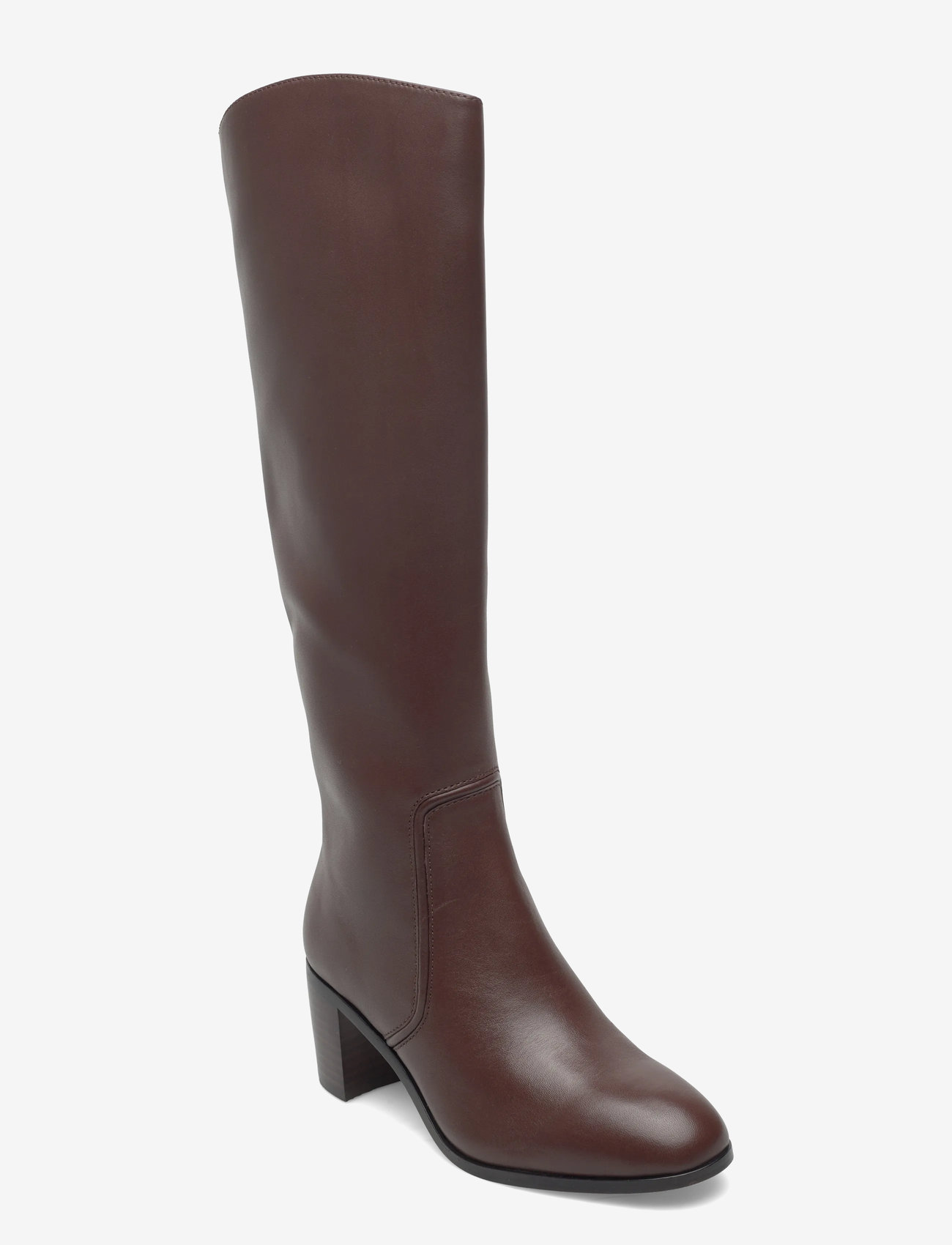 Lauren Ralph Lauren - Charly Calfskin Tall Boot - lange stiefel - dark hickory - 0