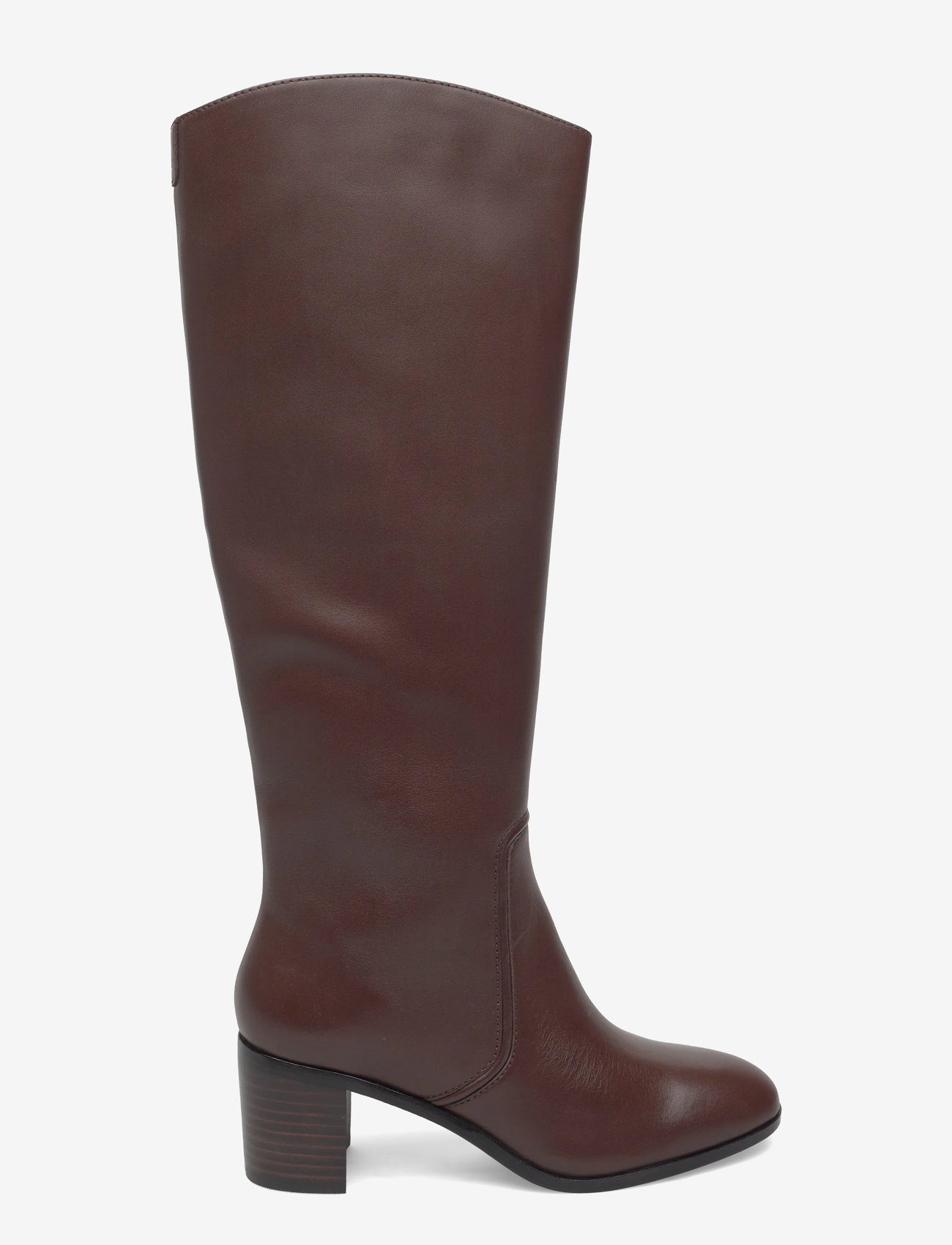 Lauren Ralph Lauren - Charly Calfskin Tall Boot - lange stiefel - dark hickory - 1