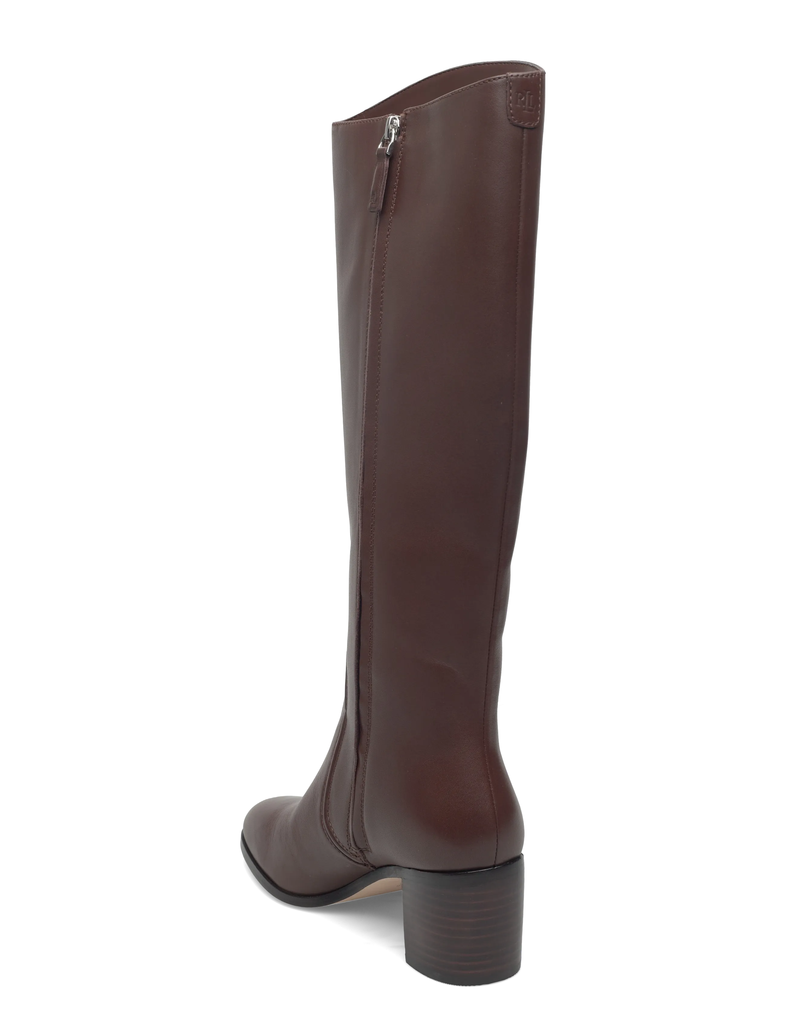 Lauren Ralph Lauren - Charly Calfskin Tall Boot - aulinukai - dark hickory - 2