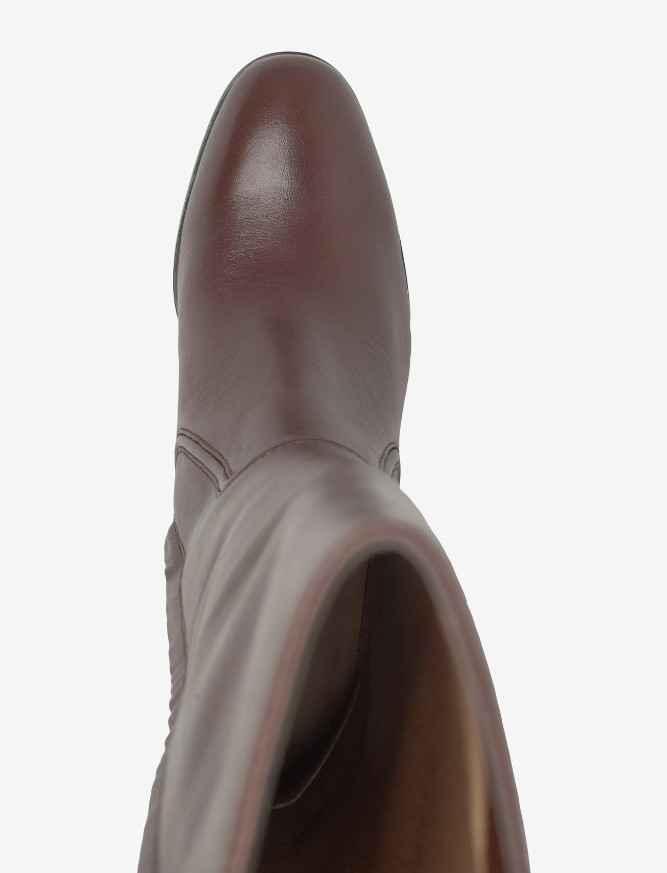 Lauren Ralph Lauren - Charly Calfskin Tall Boot - lange stiefel - dark hickory - 3