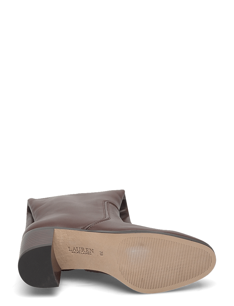 Lauren Ralph Lauren - Charly Calfskin Tall Boot - lange stiefel - dark hickory - 4