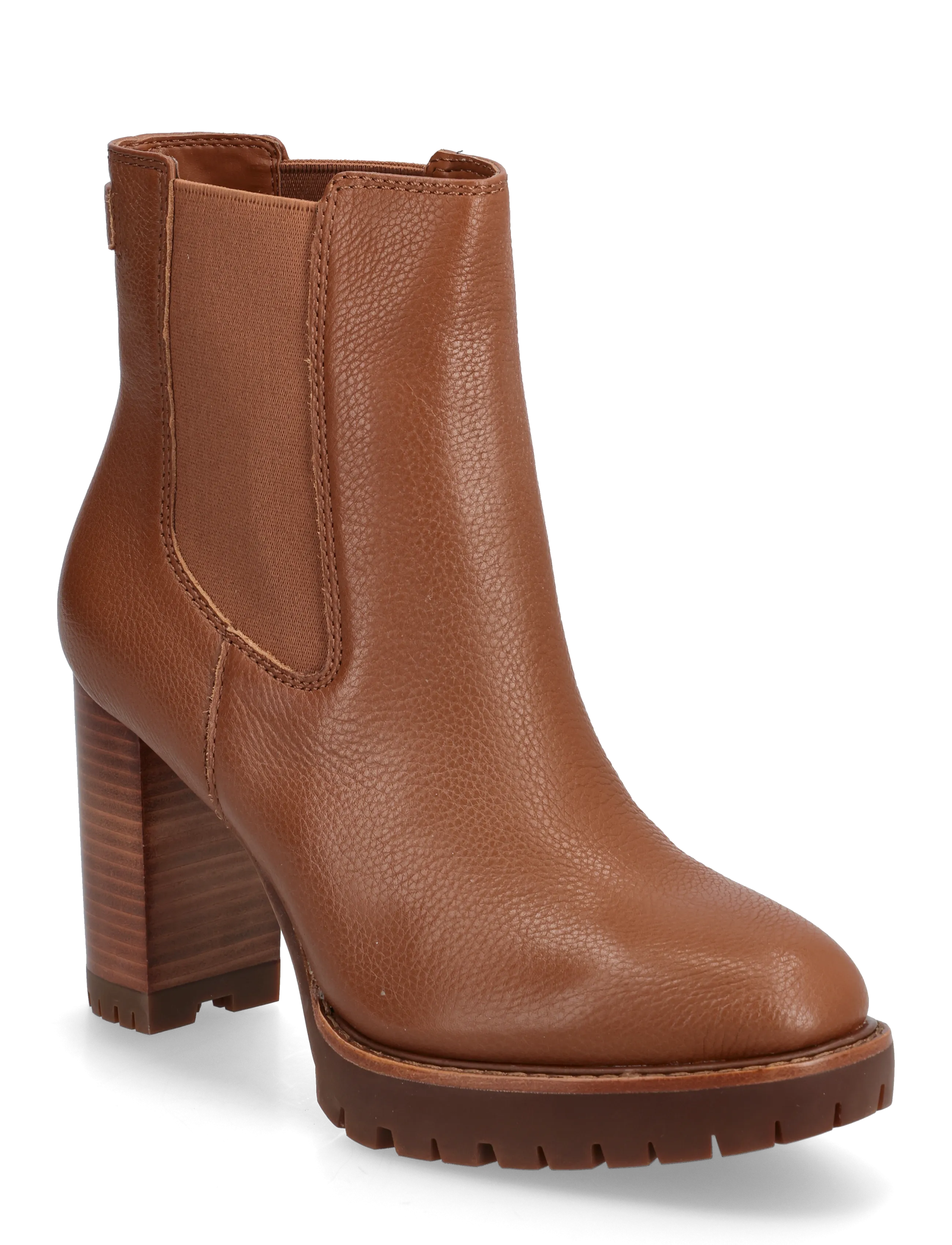 Lauren Ralph Lauren Layne Pebbled Leather Bootie - Saapad - LAUREN TAN / beige