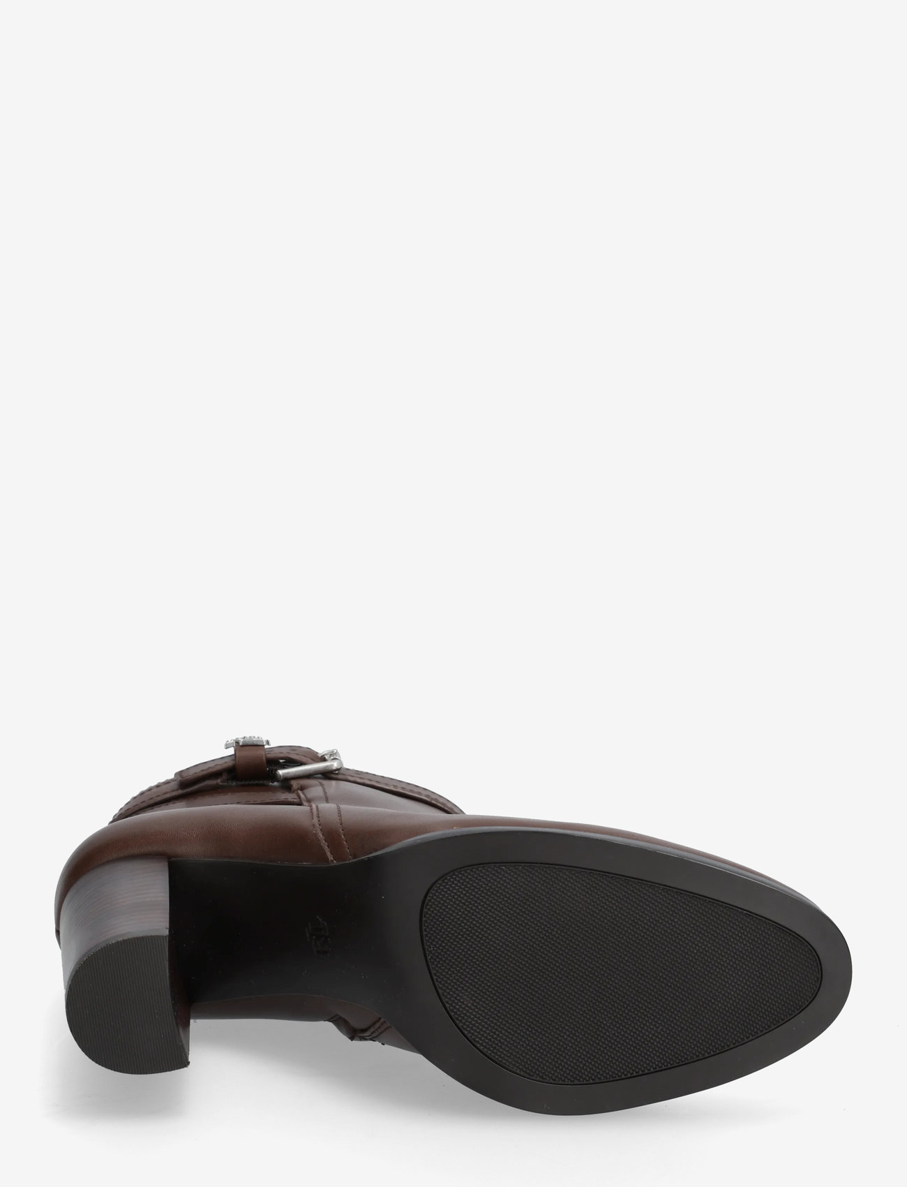 Lauren Ralph Lauren - SMOOTH CALF-BRKE BT HL 2-BO-BTE - stiefeletten mit absatz - dark hickory - 4