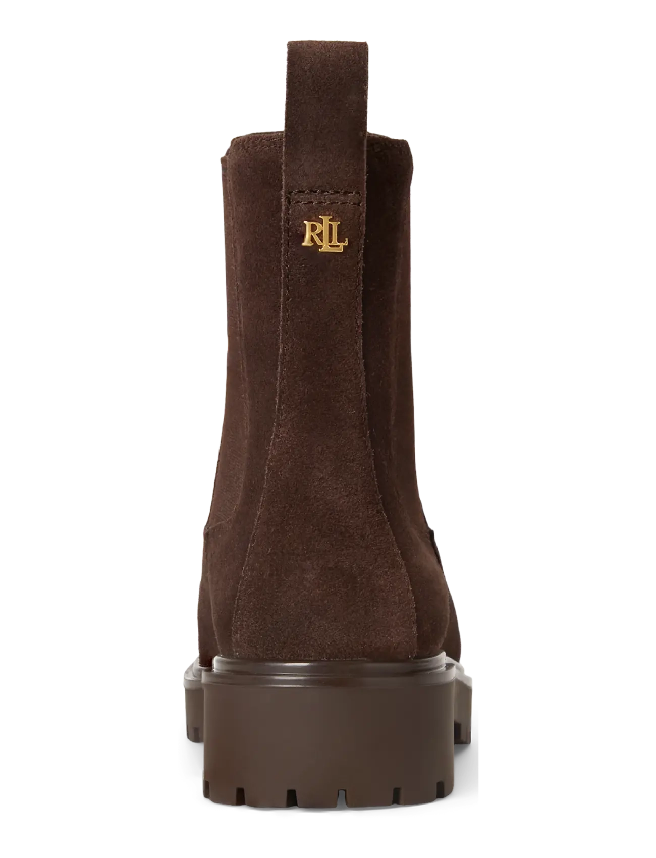 Lauren Ralph Lauren - Allyson Suede Bootie - chelsea boots - chestnut brown - 1